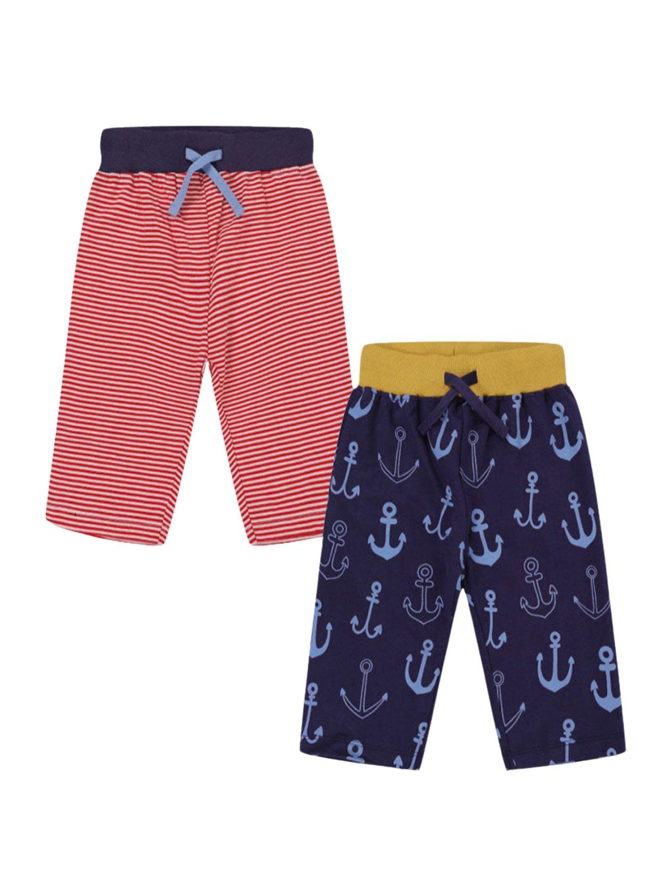 undefined Boys 2 Pack  Anchor And Stripe Shorts - Multi