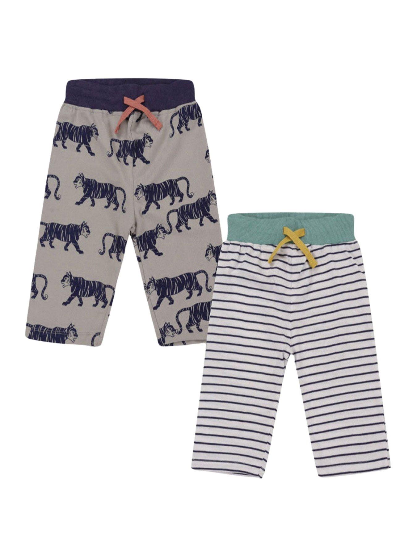 undefined Boys 2 Pack Tiger And Stripe Shorts - Multi