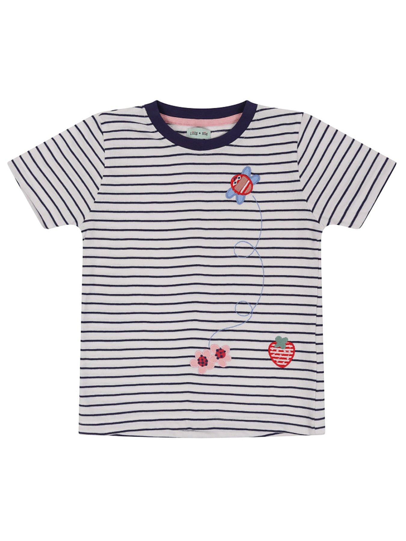 undefined Girls Multicoloured Stripe Print Top - Multi