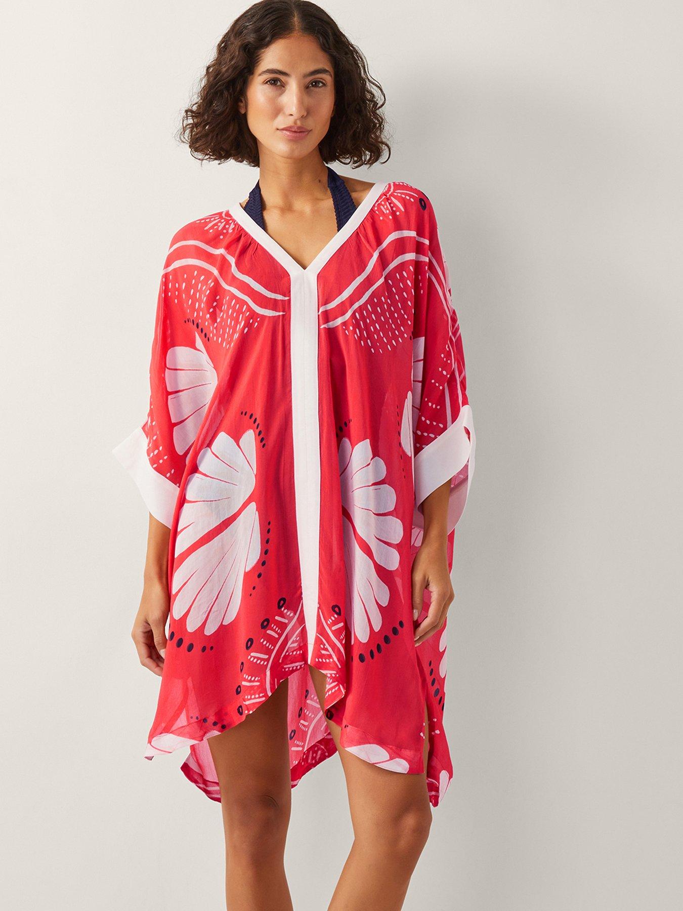 undefined Nara Cover Up - Orange