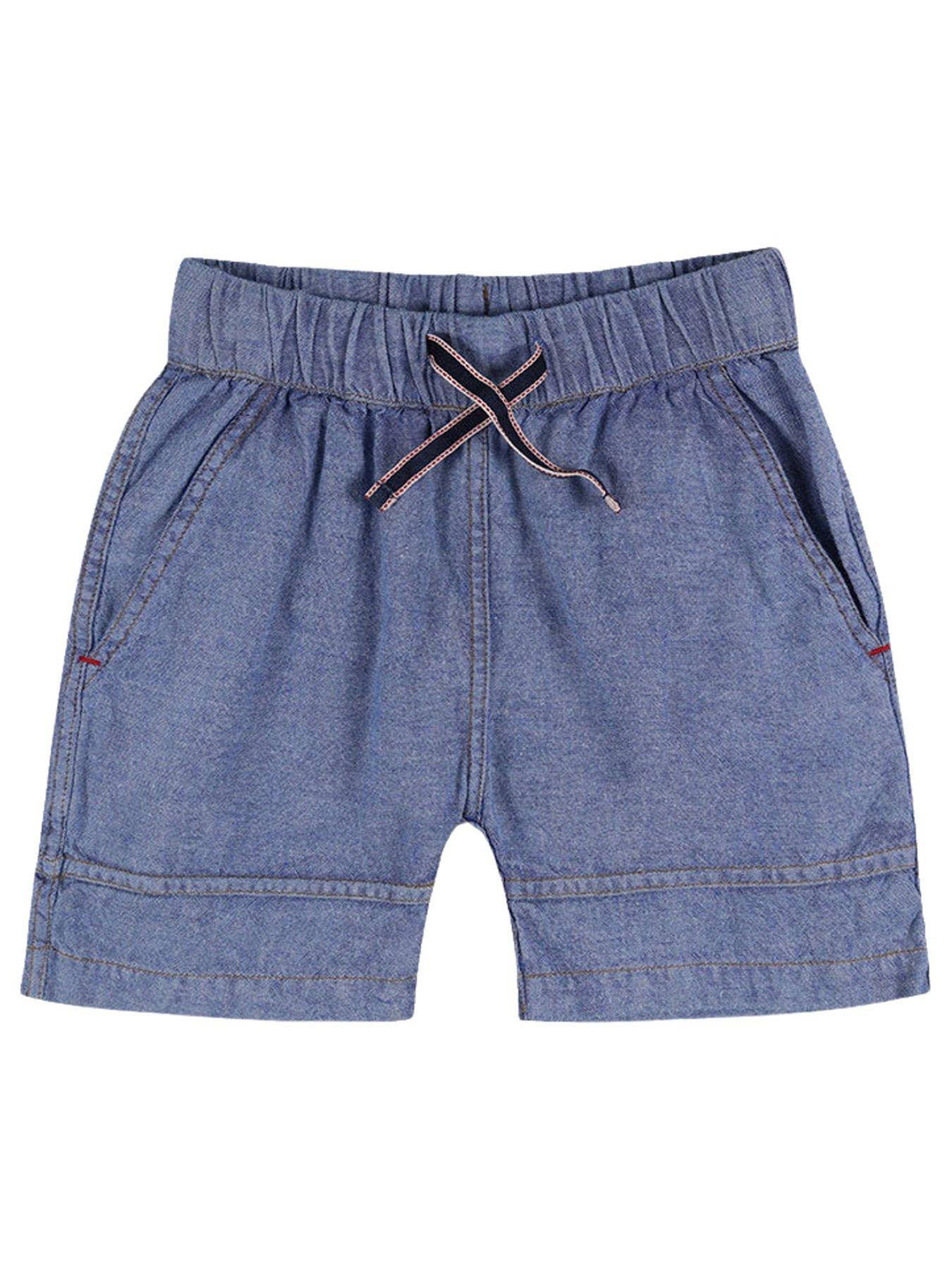 undefined Boys Plain Shorts - Blue