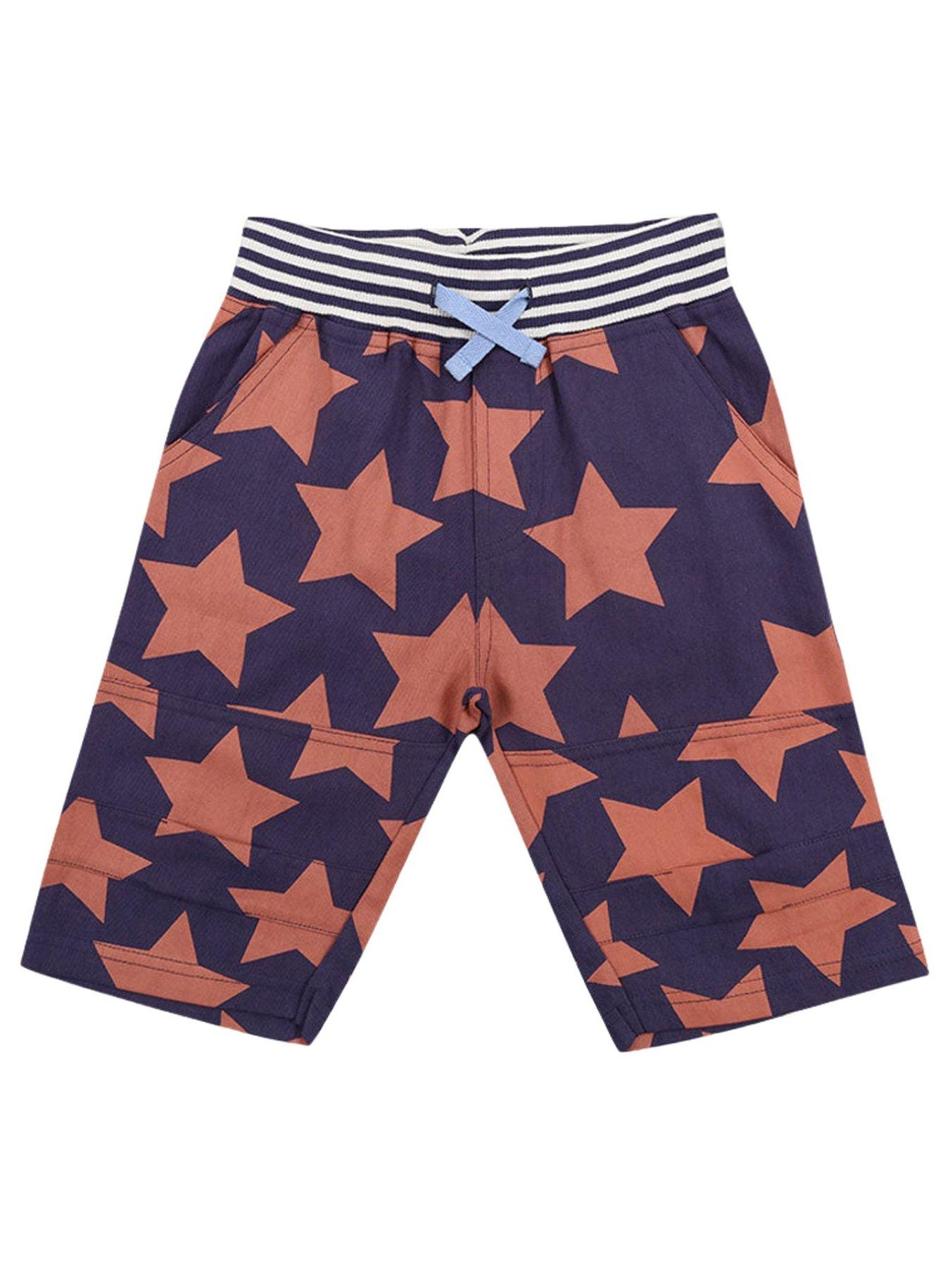 undefined Boys Multicoloured Star Print Shorts - Multi