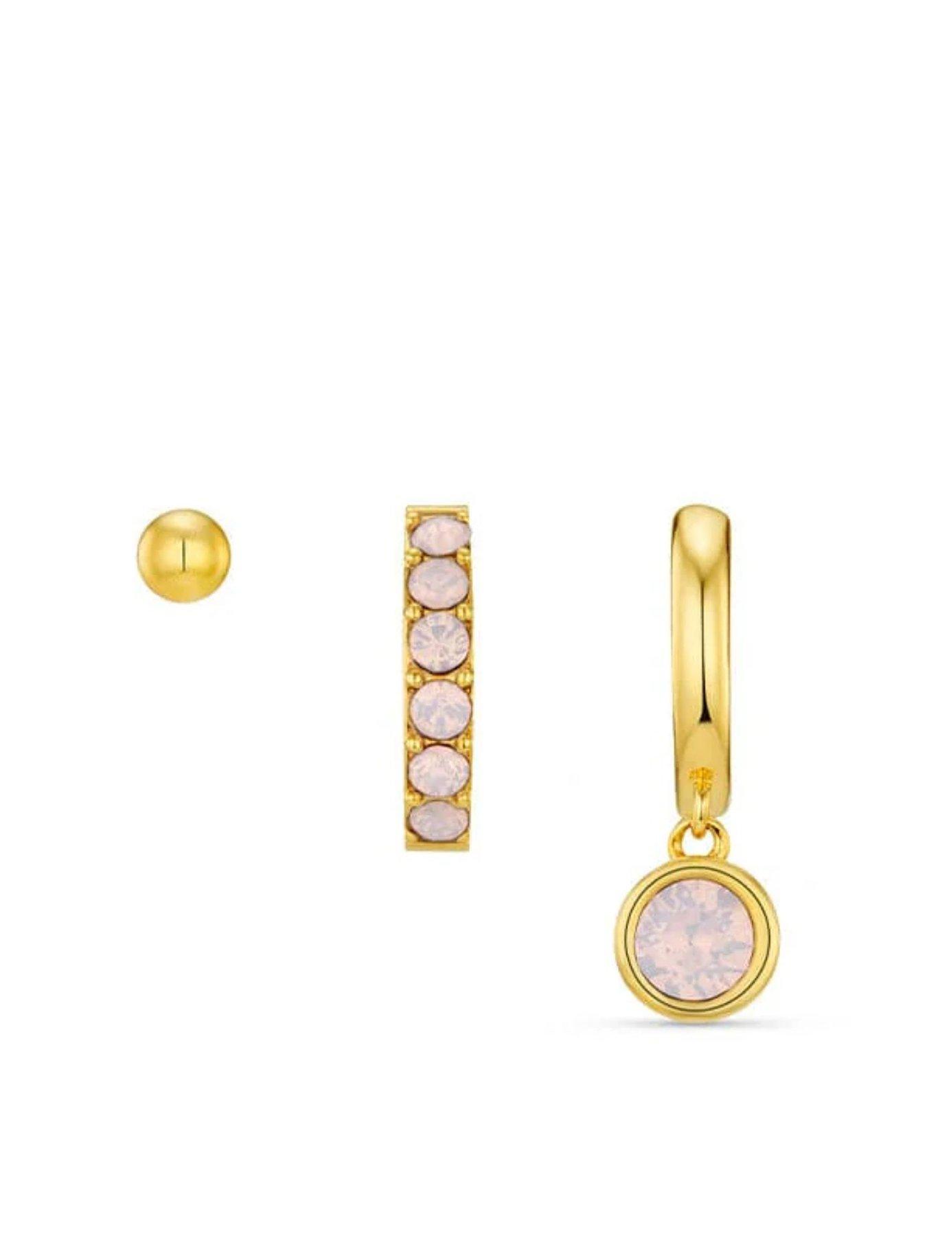 Orelia Swarovski Ear Party - Rose Water