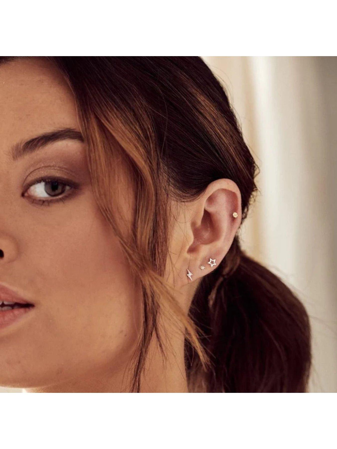 Image 3 of 3 of Orelia Celestial Stud 6 Pack Ear Party