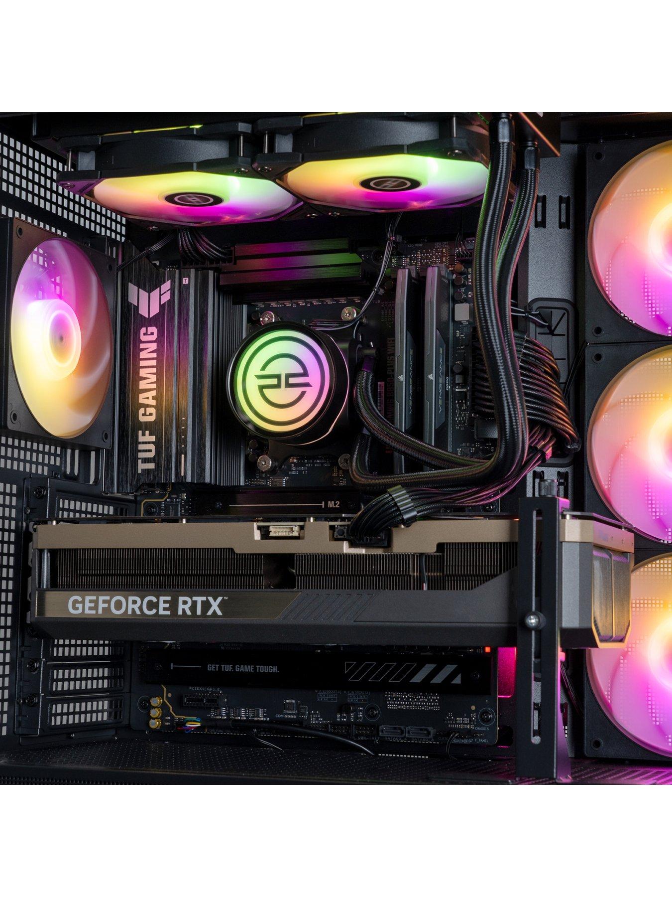 Image 4 of 8 of PCSpecialist Fusion 80 Gaming Desktop -&nbsp;GeForce RTX 5090,&nbsp;AMD Ryzen 9,&nbsp;64GB RAM,&nbsp;4TB SSD -&nbsp;Black