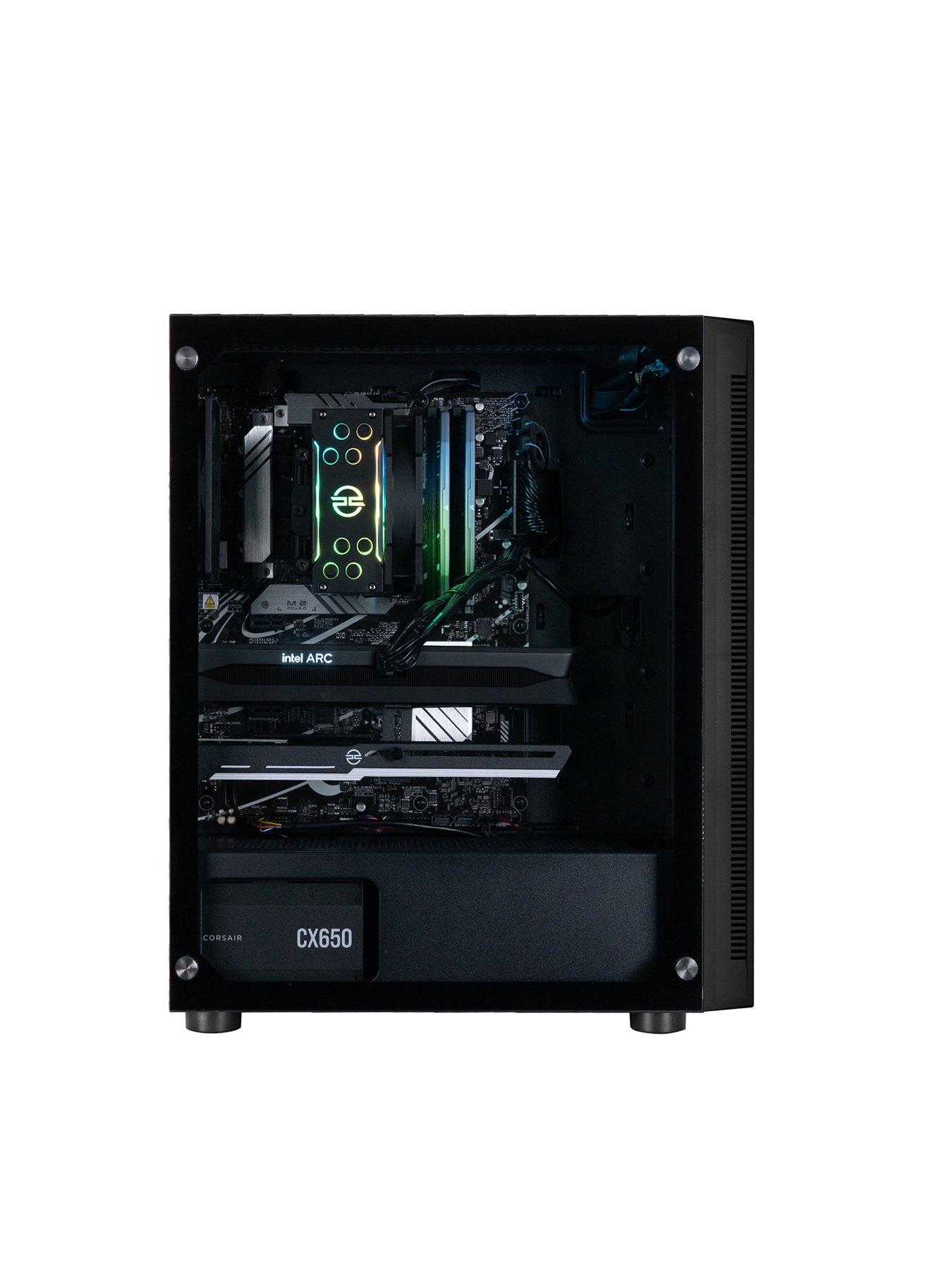 Image 3 of 8 of PCSpecialist Cypher 10 Gaming Desktop -&nbsp;12GB INTEL ARC B580,&nbsp;Intel Core i5,&nbsp;16GB RAM,&nbsp;1TB SSD -&nbsp;Black