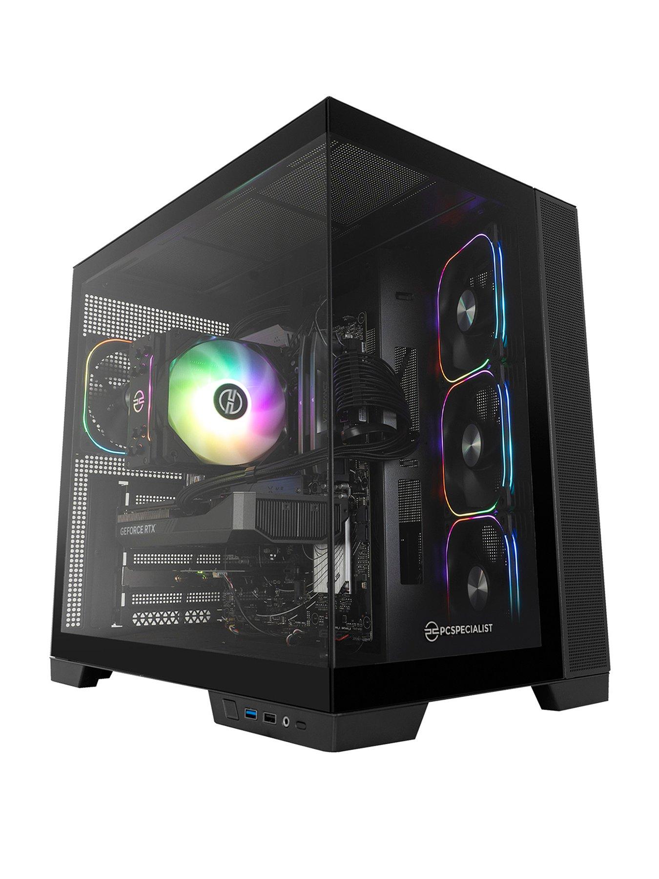 Image 1 of 8 of PCSpecialist Cypher 20 Gaming Desktop -&nbsp;GeForce RTX 5060 Ti,&nbsp;Intel Core i5,&nbsp;16GB RAM, 1TB SSD -&nbsp;Black