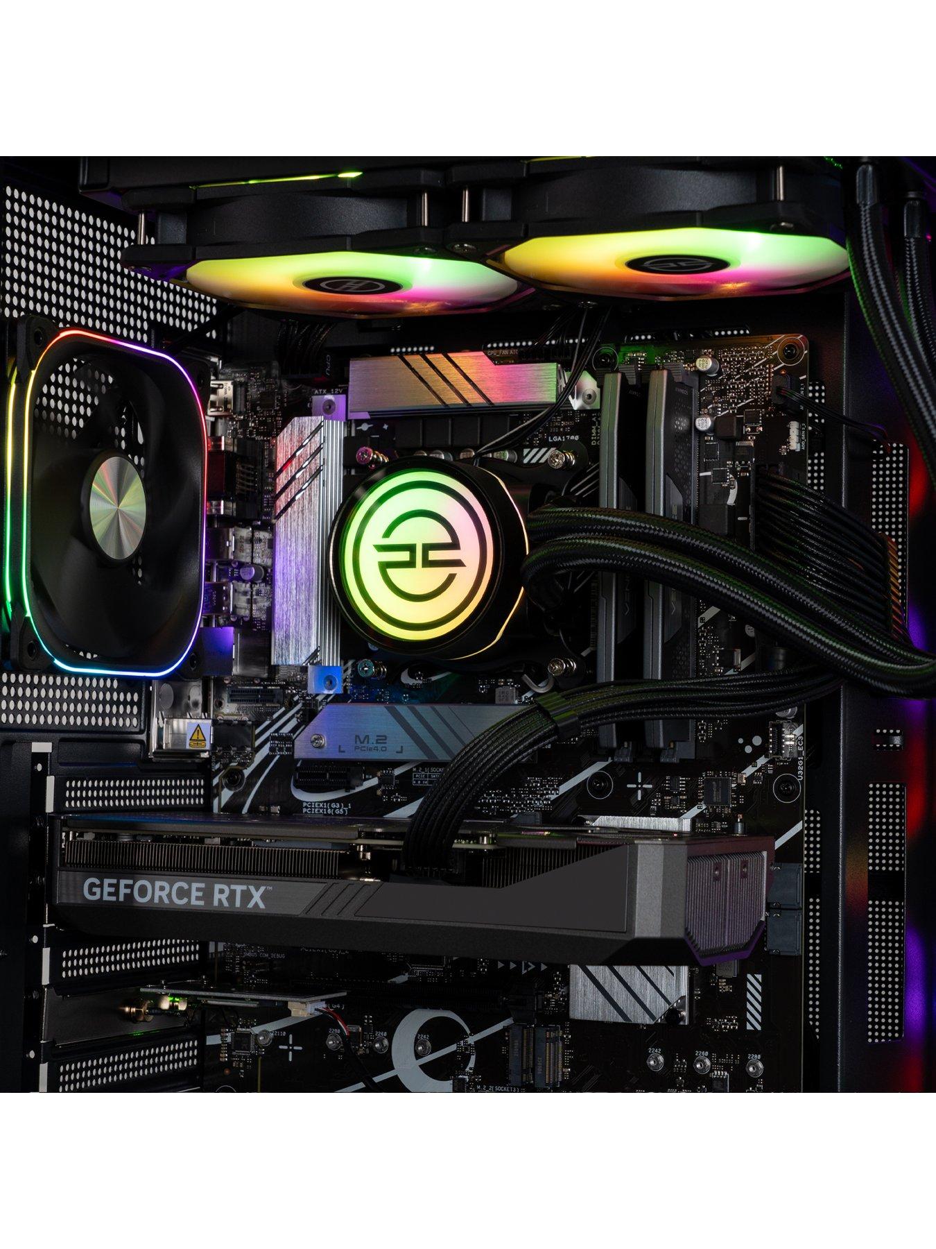 Image 4 of 8 of PCSpecialist Cypher 25 Gaming Desktop -&nbsp;GeForce RTX 5060 Ti,&nbsp;Intel Core i7,&nbsp;16GB RAM,&nbsp;1TB SSD -&nbsp;Black