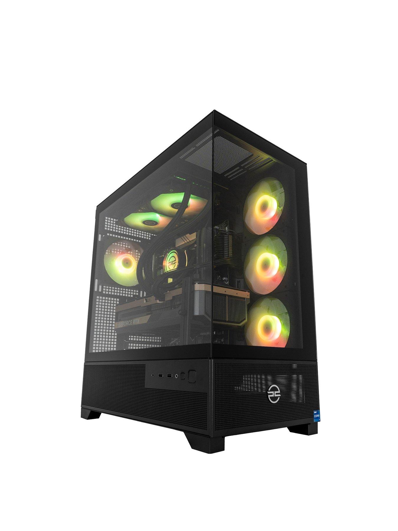 undefined Cypher 40 Gaming Desktop - GeForce RTX 5070 Ti, Intel Core i7, 32GB RAM, 2TB SSD - Black