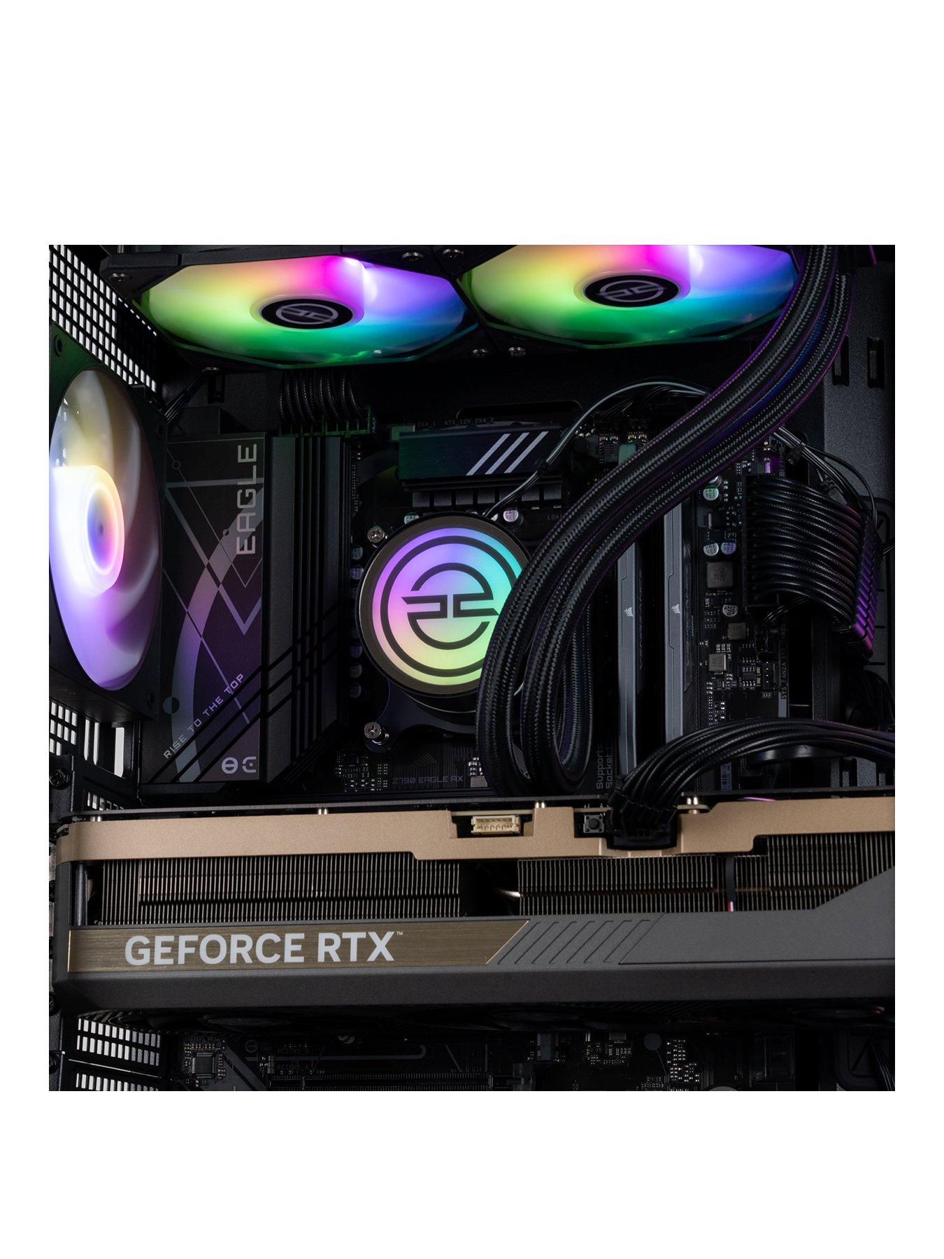 Image 3 of 7 of PCSpecialist Cypher 55 Gaming Desktop -&nbsp;GeForce RTX 5090,&nbsp;Intel Core i9,&nbsp;64GB RAM,&nbsp;4TB SSD -&nbsp;Black