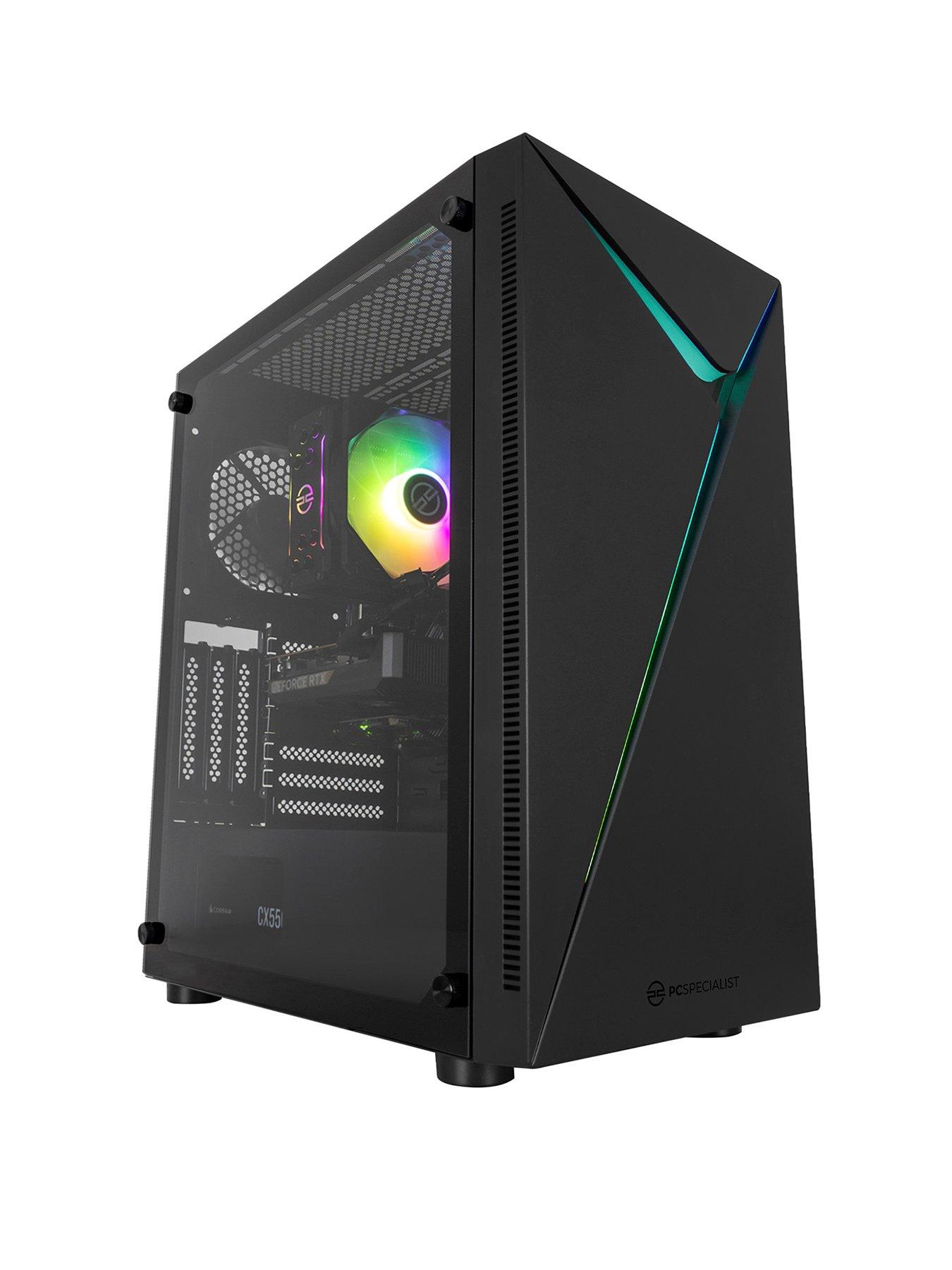 Image 1 of 7 of PCSpecialist Fusion 25 GeForce RTX 5060 AMD Ryzen 5 16GB 1TB Black