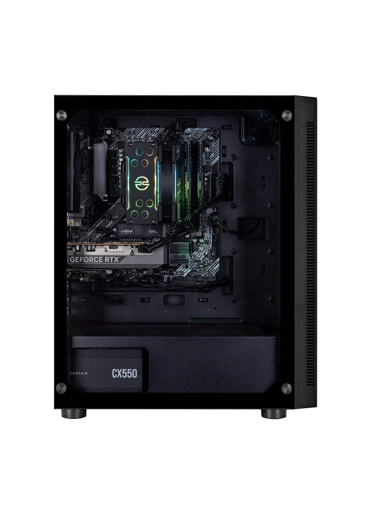 Image 2 of 7 of PCSpecialist Fusion 25 GeForce RTX 5060 AMD Ryzen 5 16GB 1TB Black
