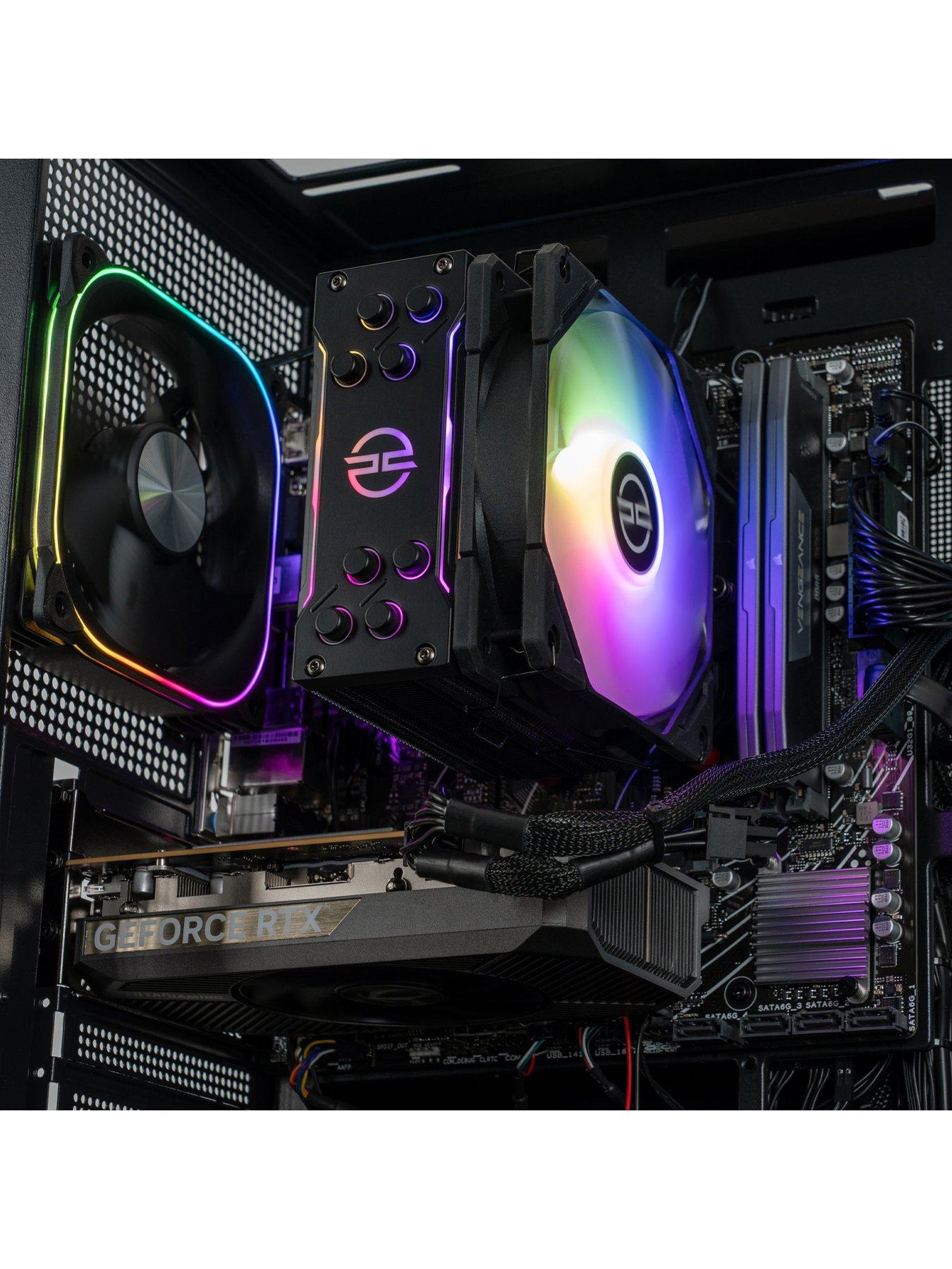 Image 4 of 8 of PCSpecialist Fusion 30 Gaming Desktop - GeForce RTX 5060,&nbsp;AMD Ryzen 5,&nbsp;16GB RAM,&nbsp;1TB SSD - Black