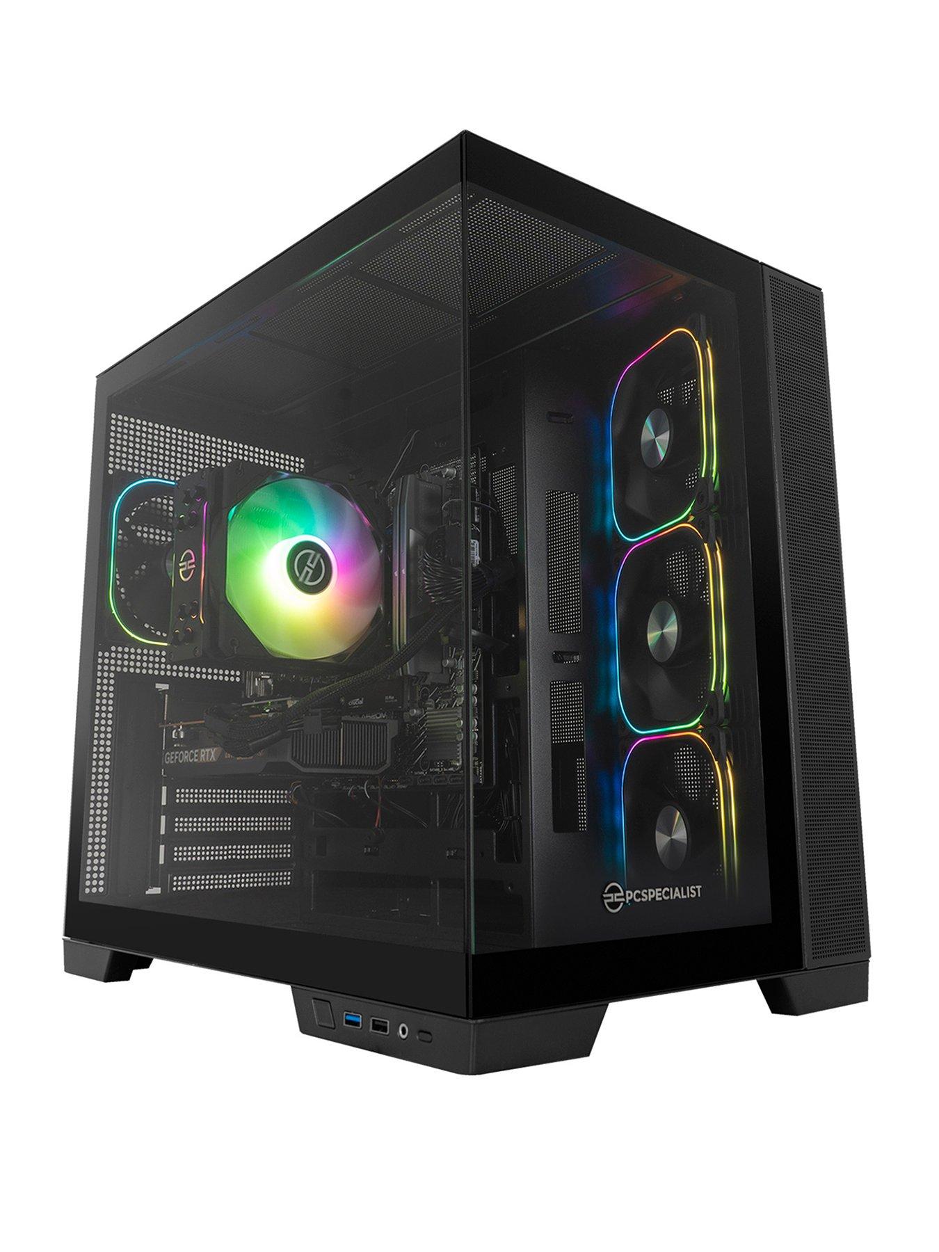 PCSpecialist Fusion 35 GeForce RTX 5060 Ti AMD Ryzen 5 16GB 1TB Black