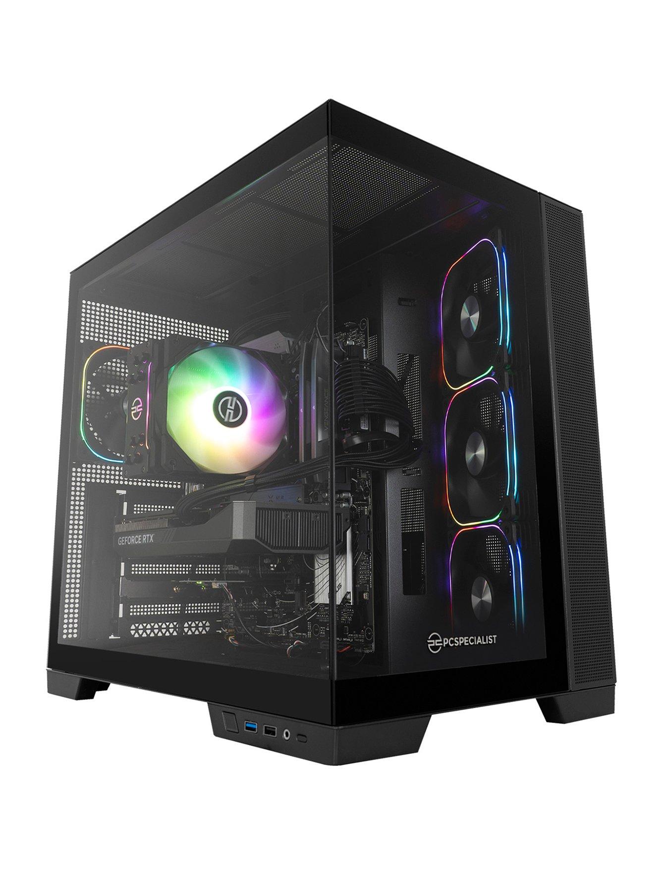 PCSpecialist Fusion 40 GeForce RTX 5060 Ti AMD Ryzen 7 16GB 1TB Black