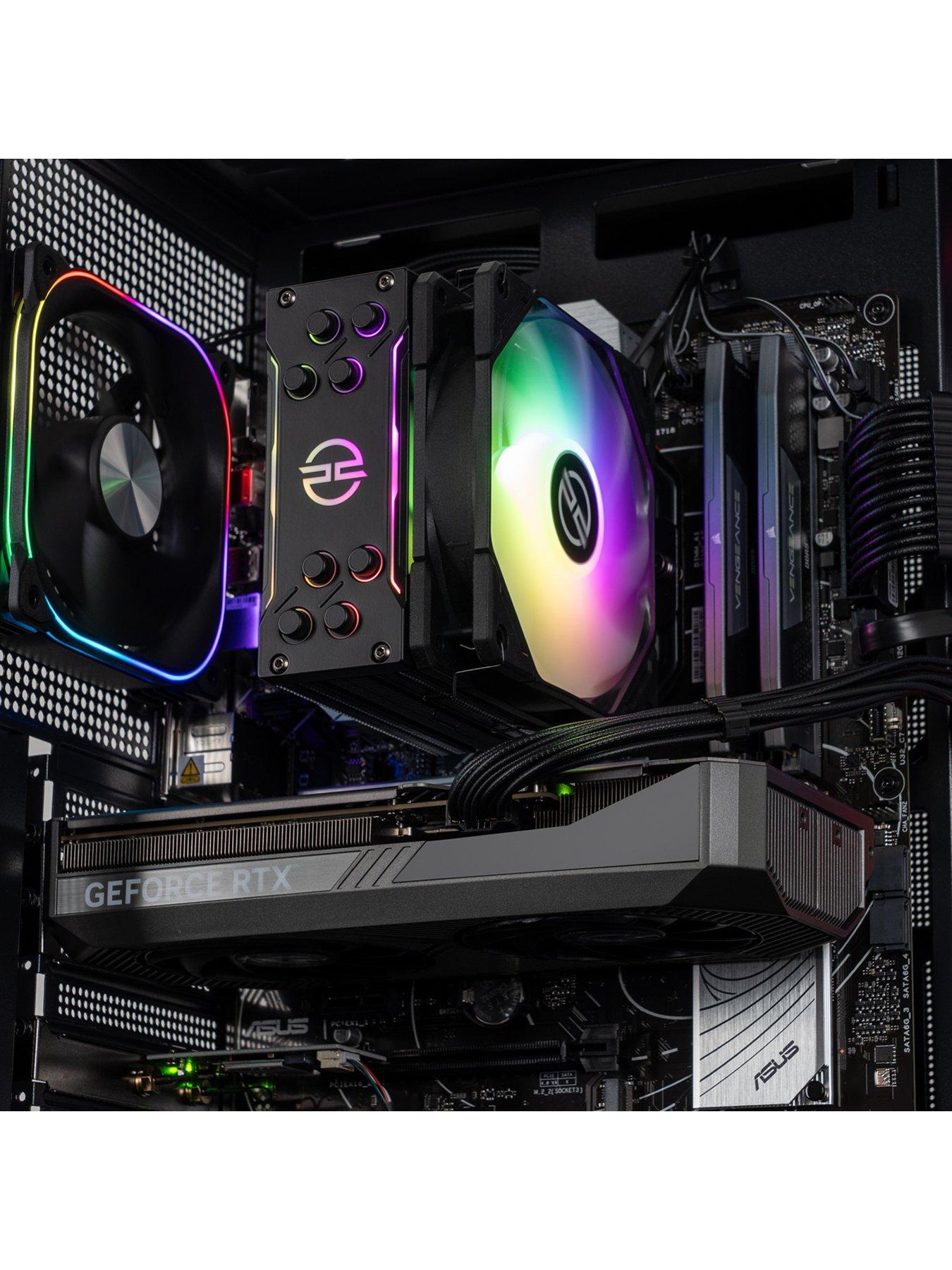 Image 4 of 8 of PCSpecialist Fusion 40 GeForce RTX 5060 Ti AMD Ryzen 7 16GB 1TB Black