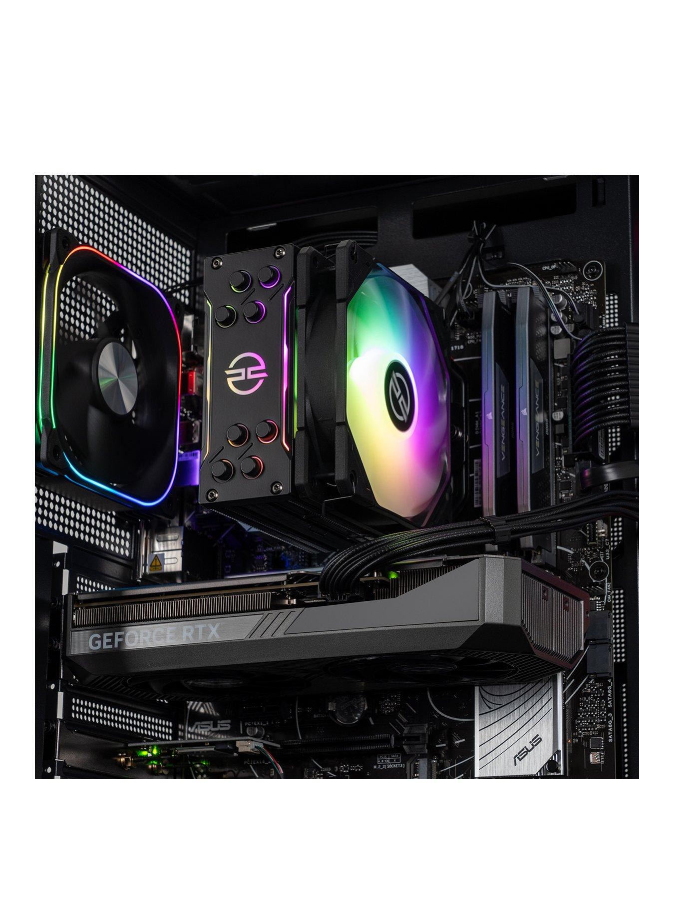 Image 3 of 7 of PCSpecialist Fusion 45 Gaming Desktop -&nbsp;GeForce RTX 5070,&nbsp;AMD Ryzen 7,&nbsp;16GB&nbsp; RAM, 1TB SSD -&nbsp;Black