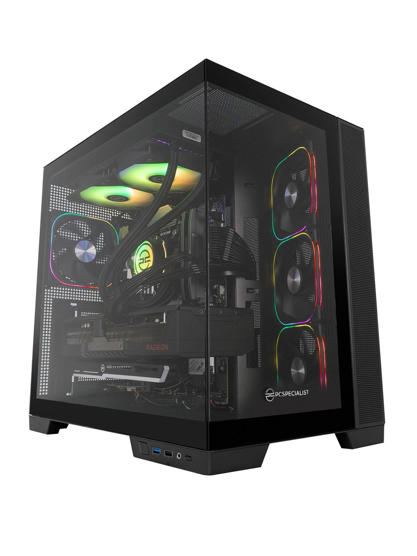 undefined Fusion 50 Gaming Desktop - AMD Radeon RX 9070 XT, AMD Ryzen 7, 16GB RAM, 1TB SSD - Black