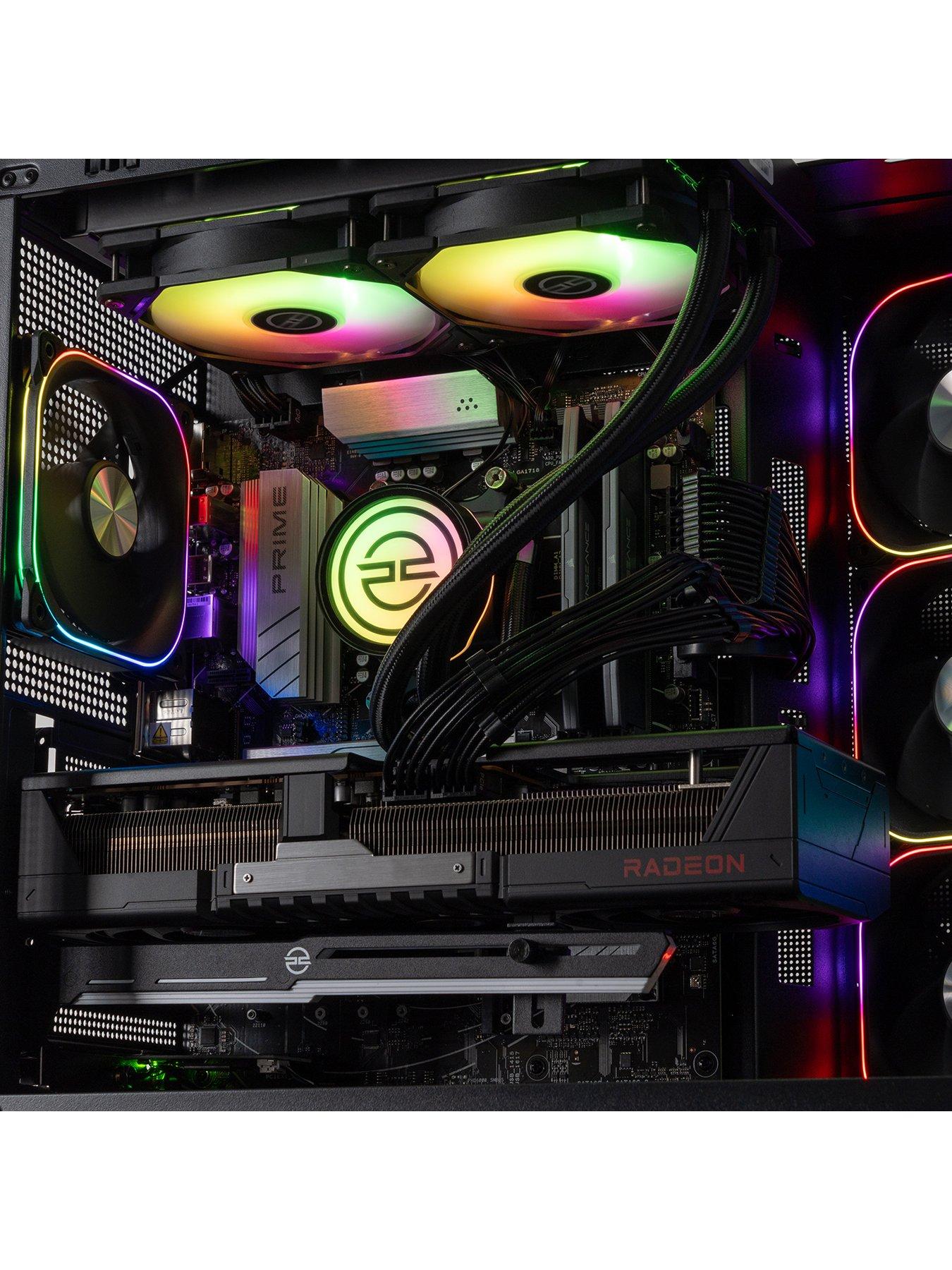 Image 4 of 8 of PCSpecialist Fusion 50 Gaming Desktop -&nbsp;AMD Radeon RX 9070 XT,&nbsp;AMD Ryzen 7,&nbsp;16GB RAM, 1TB SSD - Black