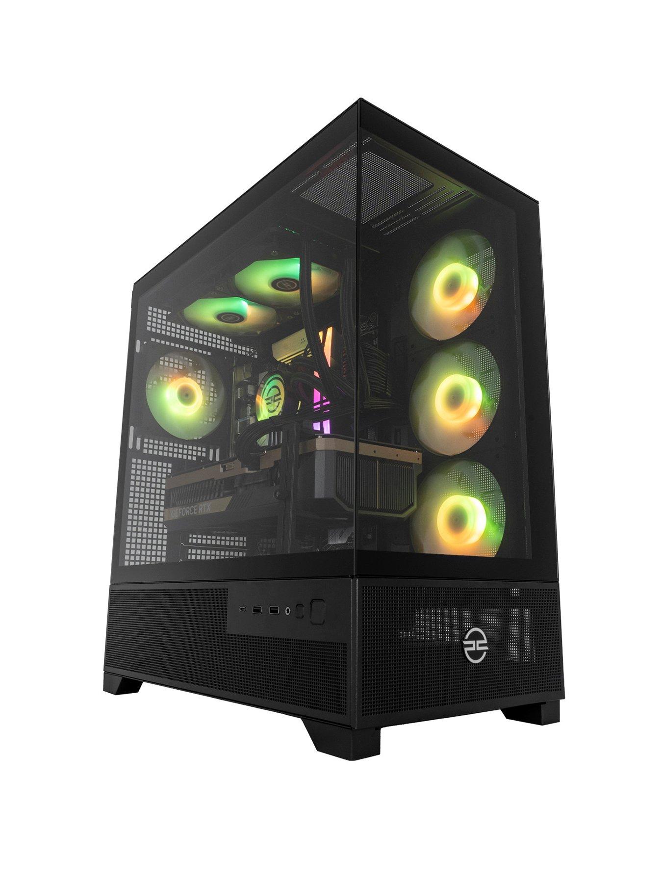undefined Fusion 65 Gaming Desktop - GeForce RTX 5080, AMD Ryzen 7, 32GB RAM, 2TB SSD - Black