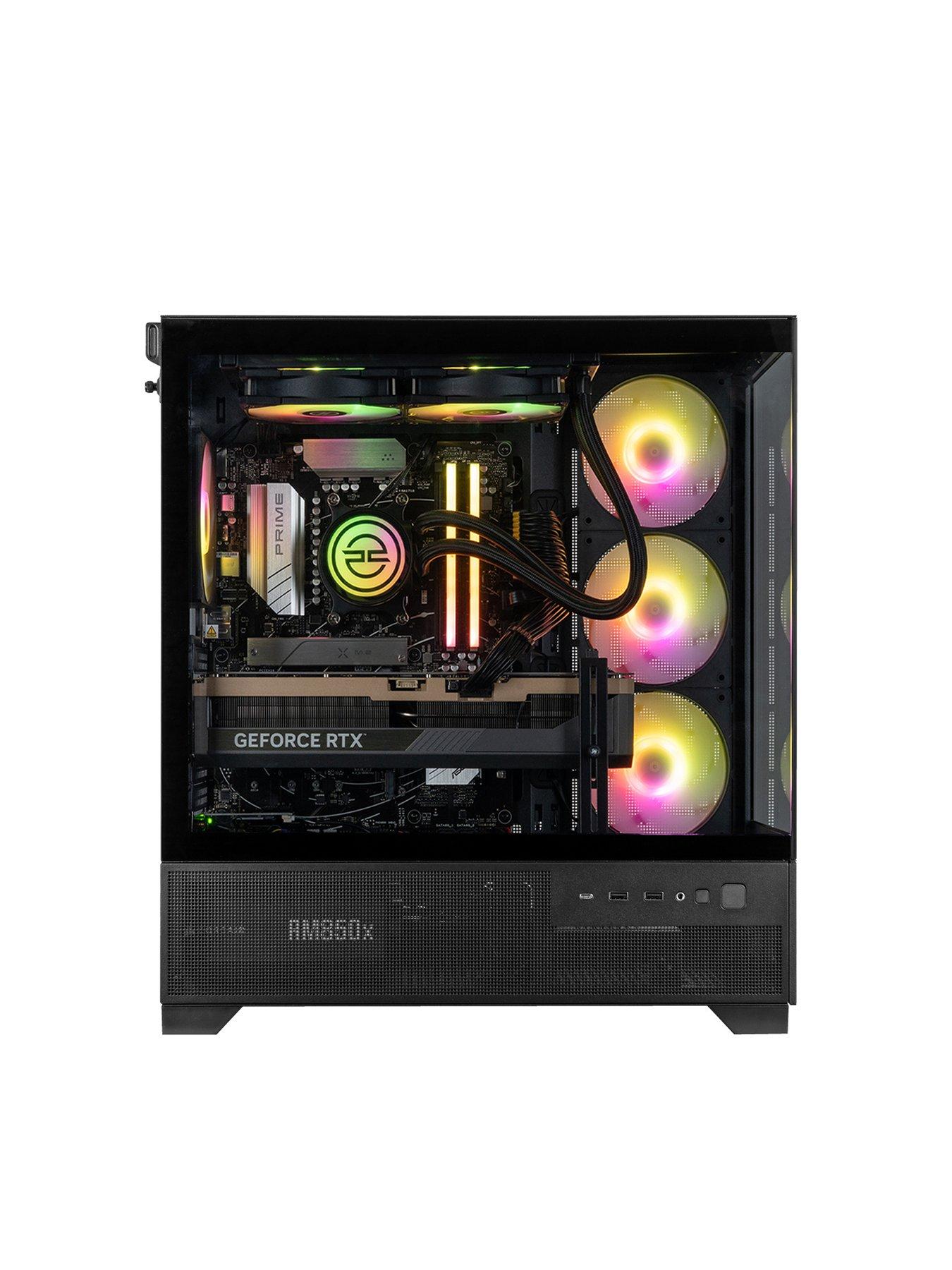 Image 3 of 8 of PCSpecialist Fusion 65 Gaming Desktop -&nbsp;GeForce RTX 5080,&nbsp;AMD Ryzen 7,&nbsp;32GB RAM,&nbsp;2TB SSD -&nbsp;Black