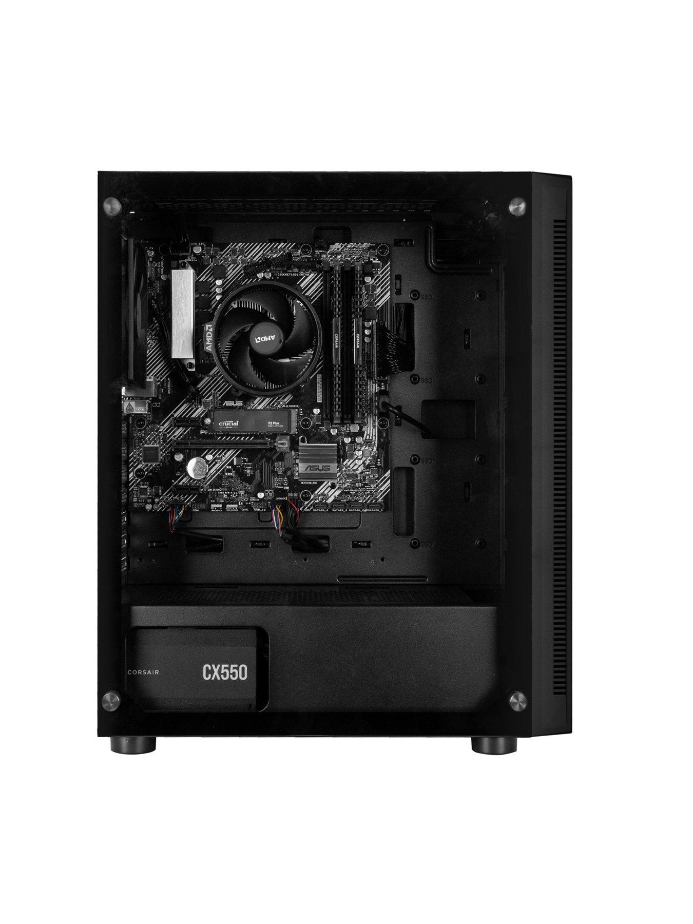 Image 2 of 7 of PCSpecialist Fusion 15 Gaming Desktop - AMD Ryzen 5 - 16GB - 1TB - Black
