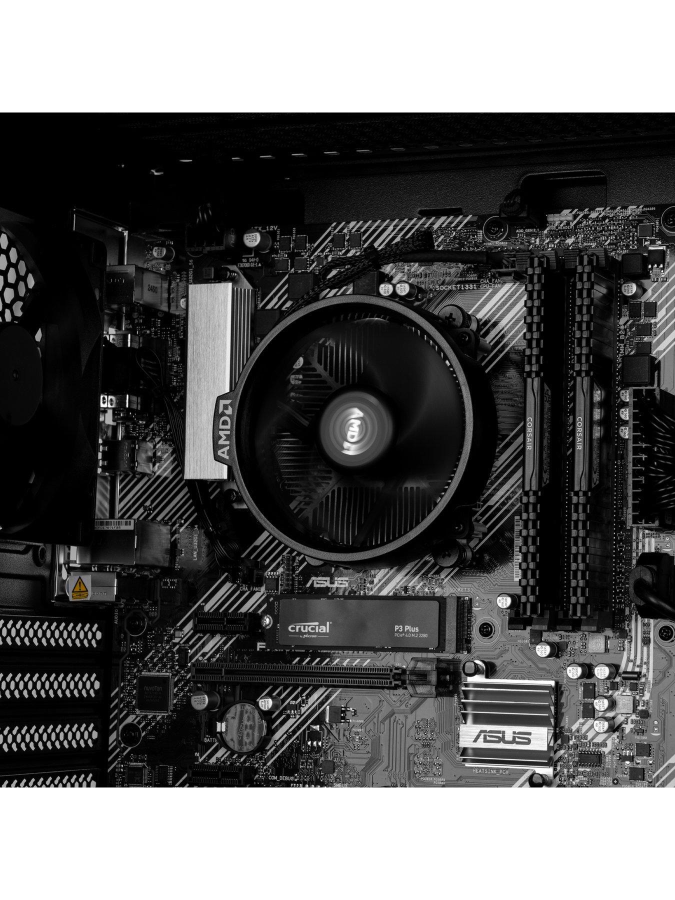Image 3 of 7 of PCSpecialist Fusion 15 Gaming Desktop - AMD Ryzen 5 - 16GB - 1TB - Black