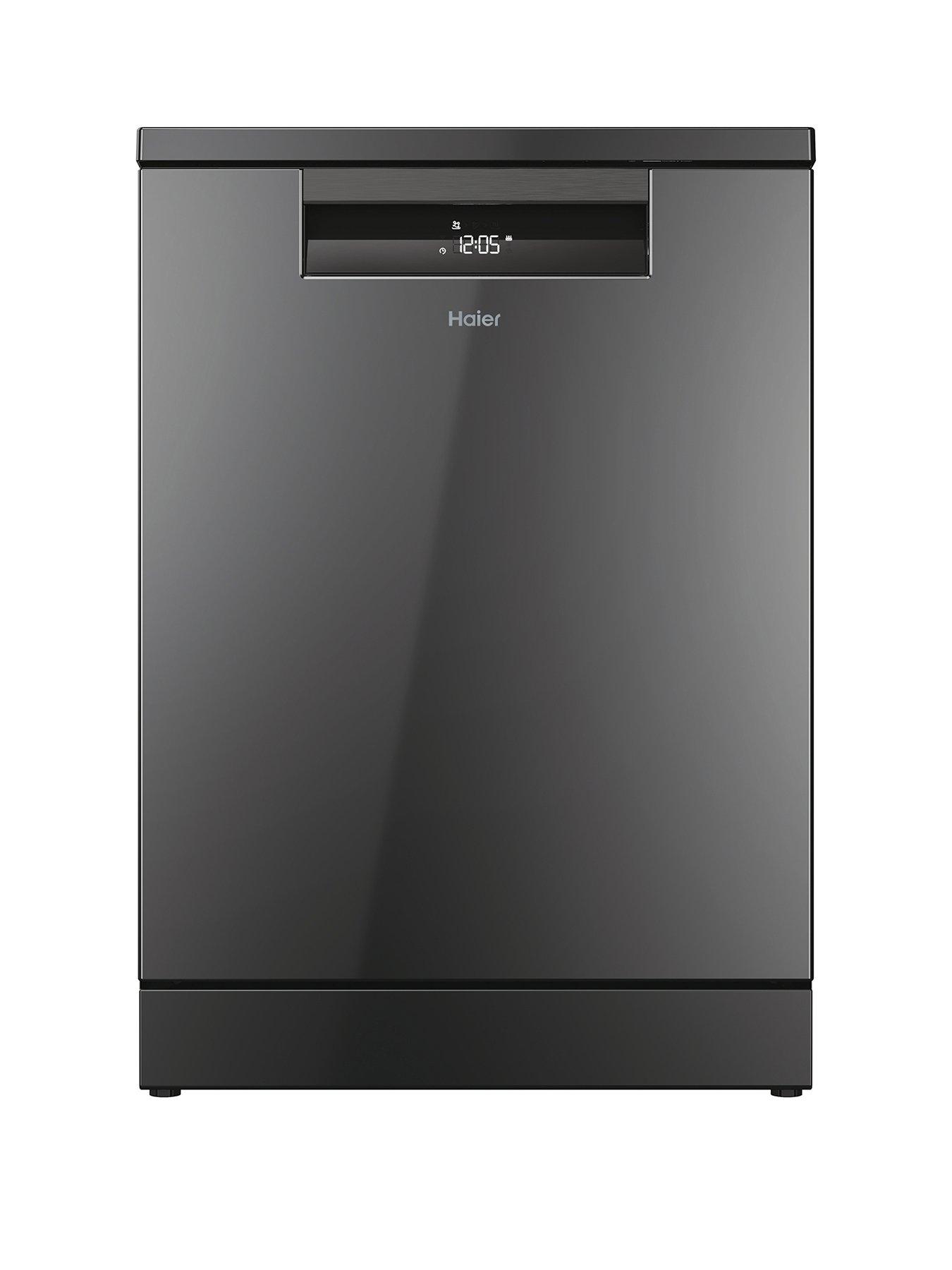 Haier I Pro Shine XF 6B0M3PDA-80 Full Size Dishwasher, 16 Place Settings, Graphite, B Rated