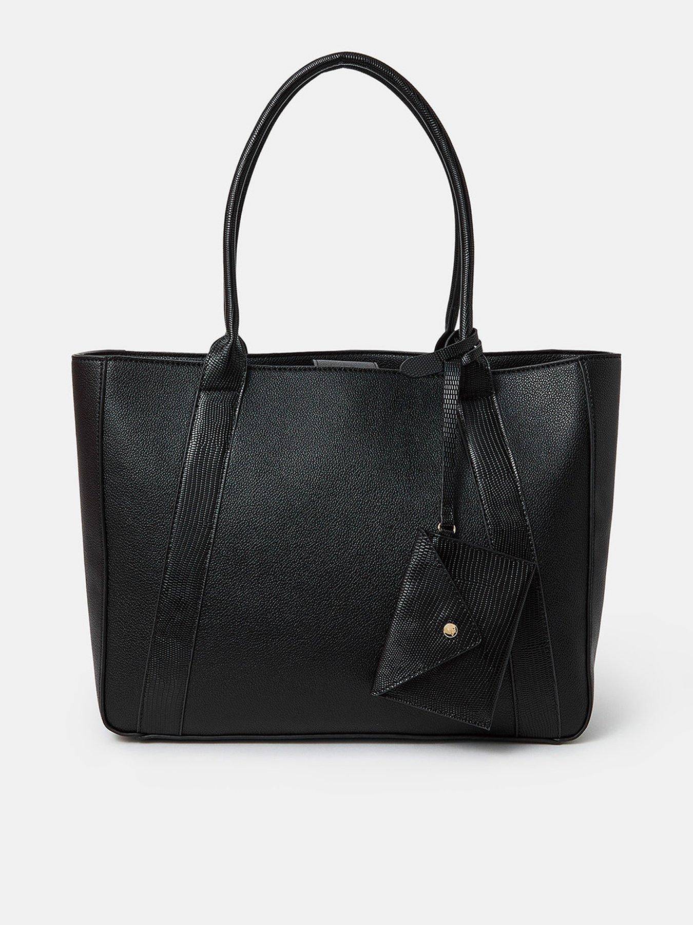 undefined Laptop Tote Bag - Black
