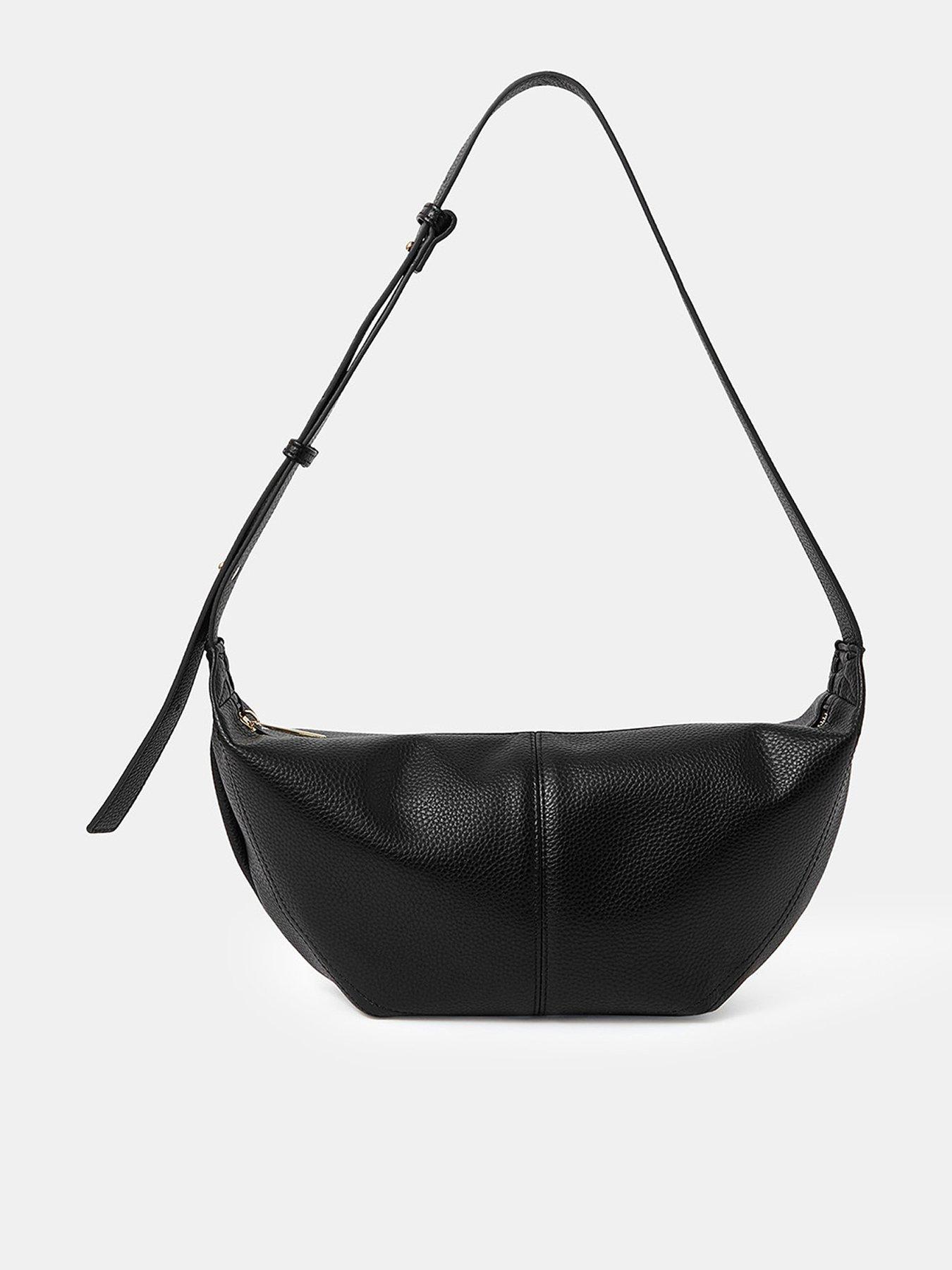 undefined Crossbody Sling Bag - Black