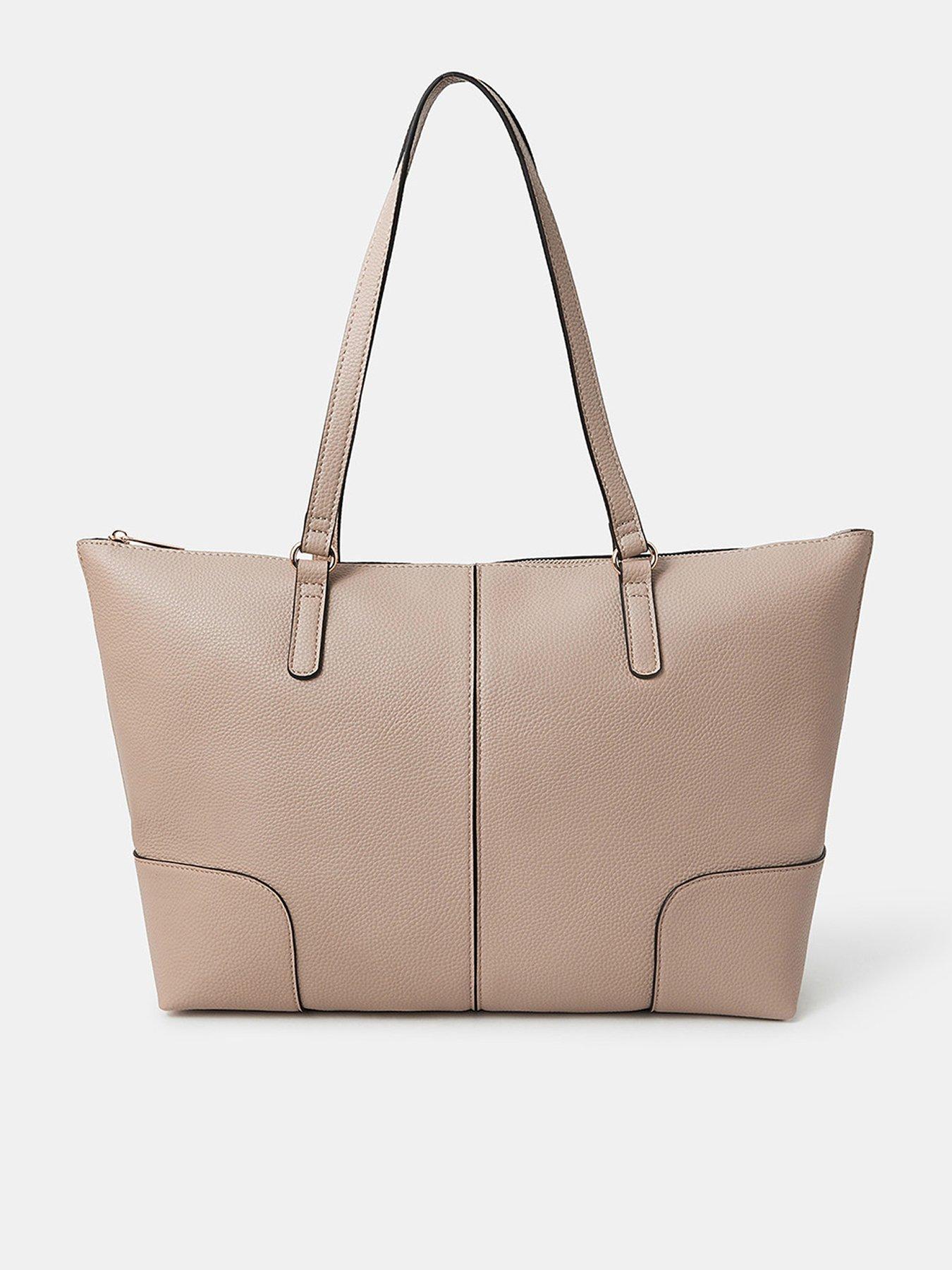 undefined Plain Tote Bag - Brown