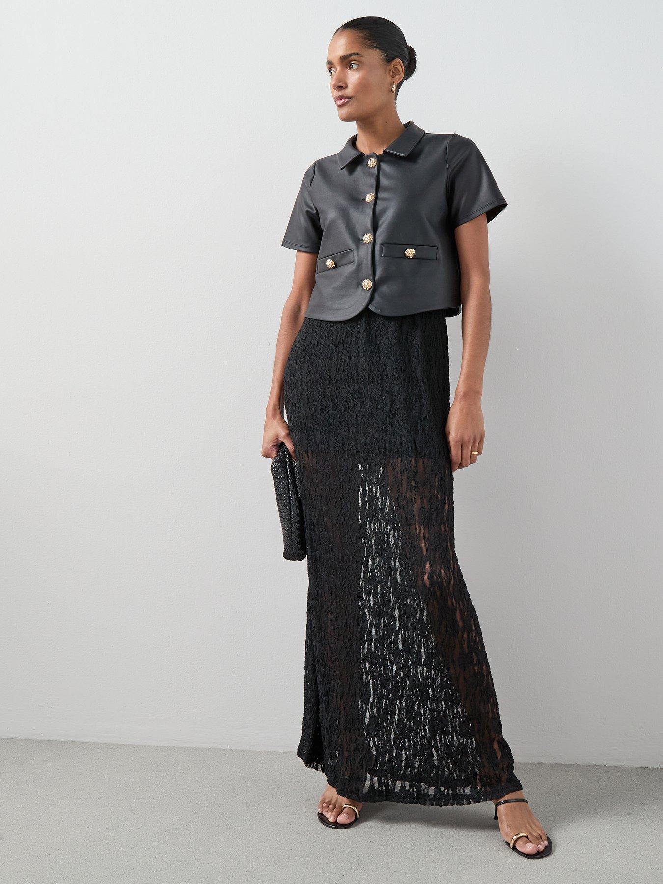 The Very Collection Lace Midaxi Skirt