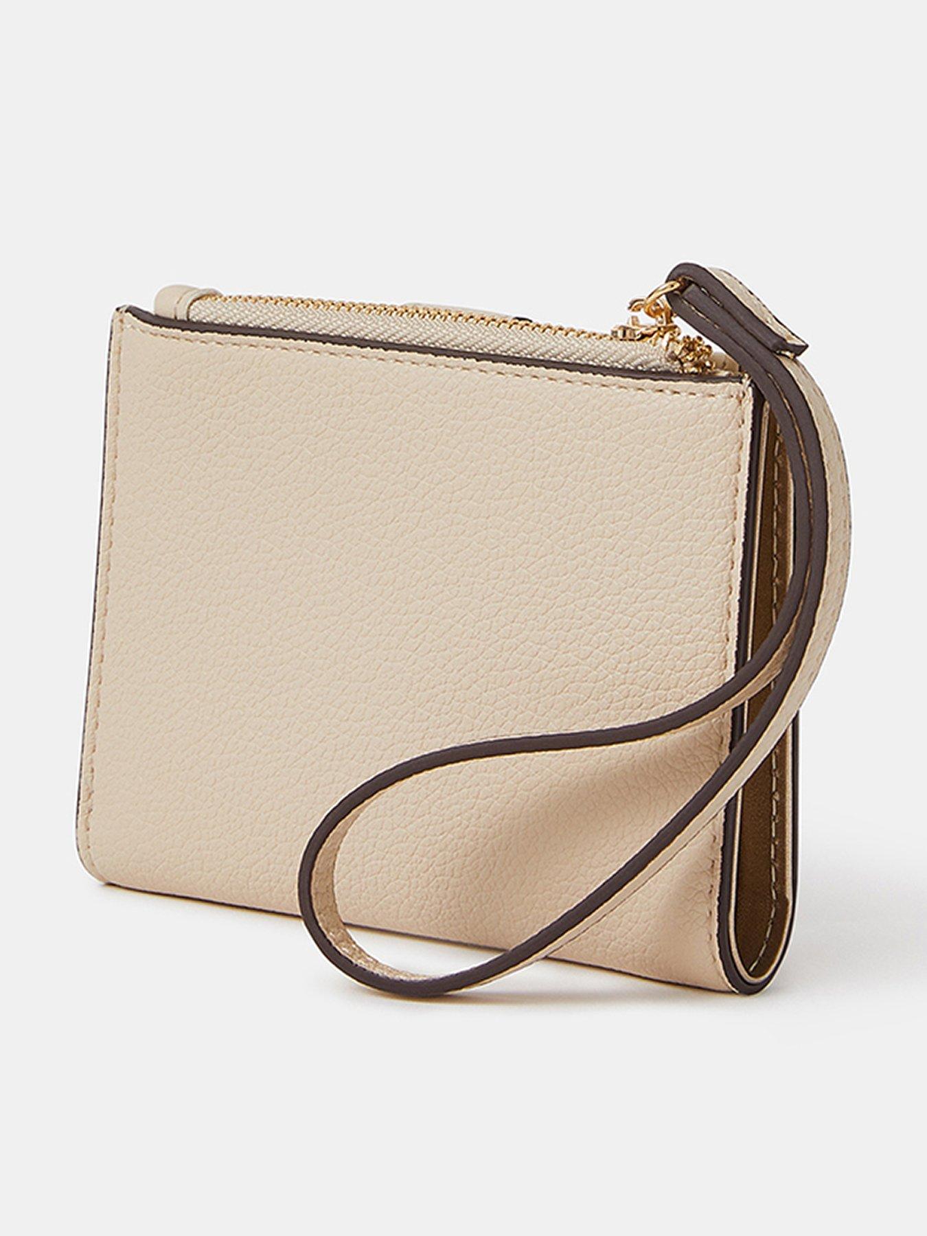 Image 2 of 3 of Accessorize Wrist Strap Push Lock Purse - Gold