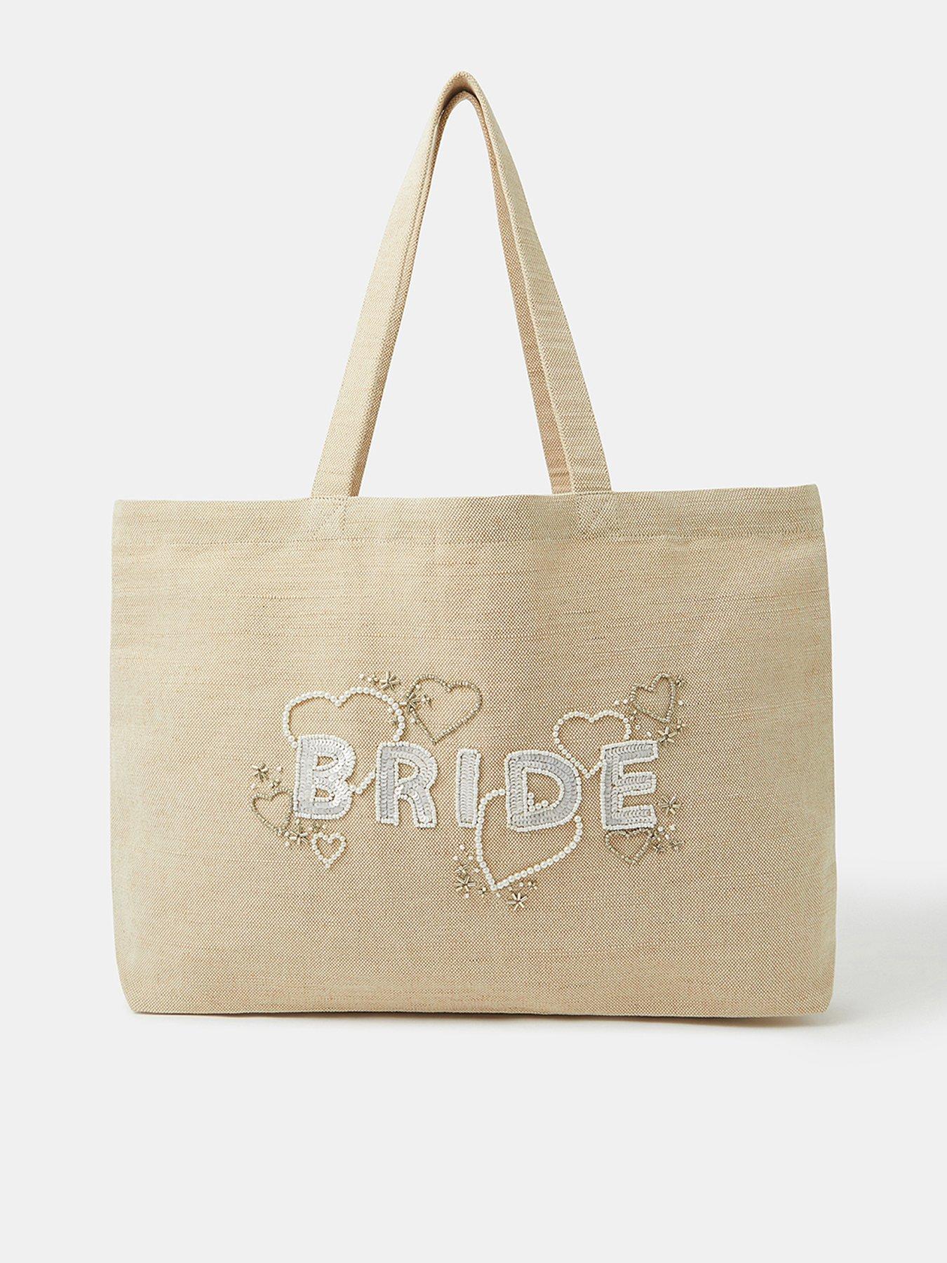 undefined Bride Canvas Shopper Bag - Cream