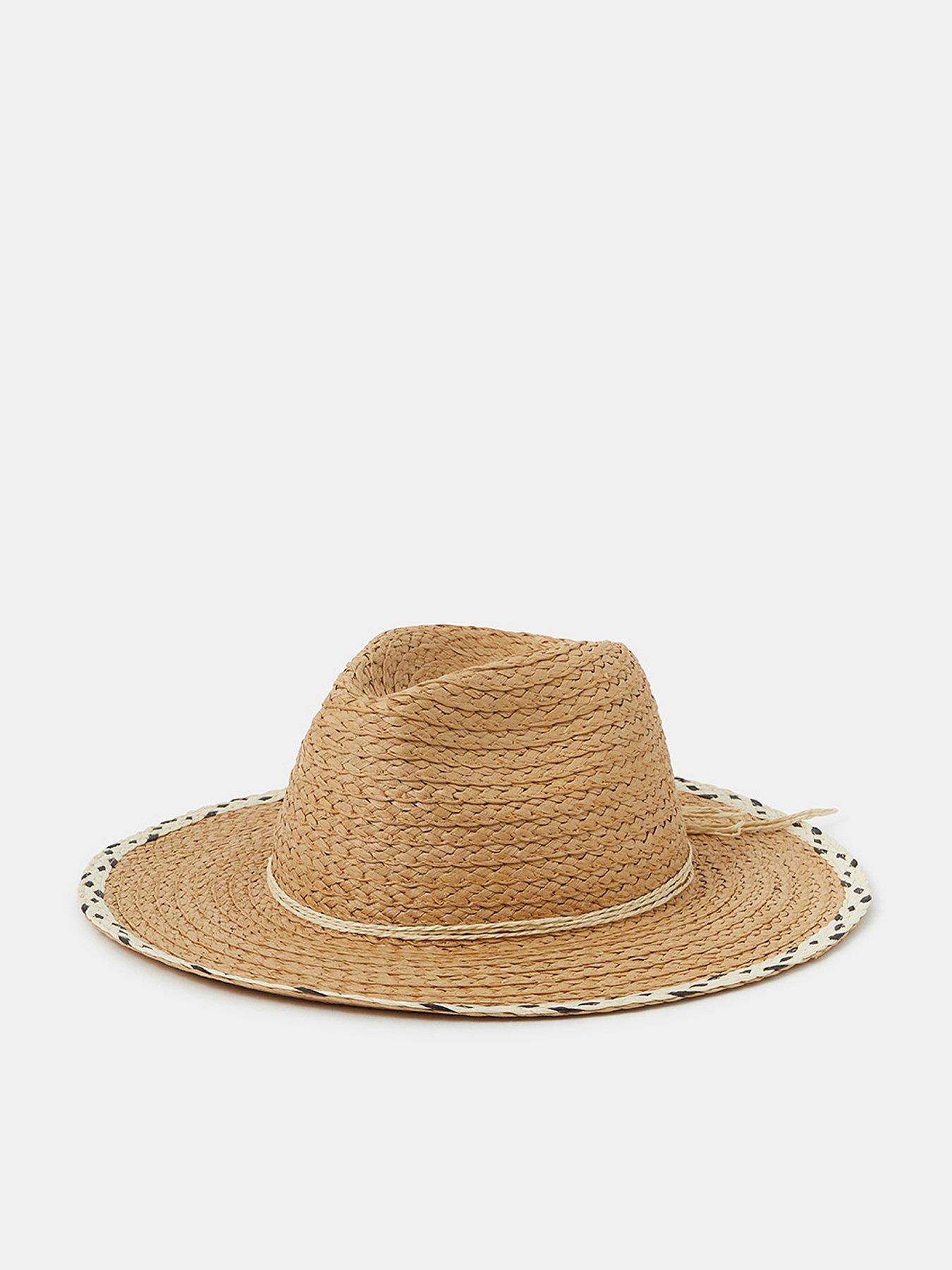 undefined Mono Brim Fedora Hat - Light Brown