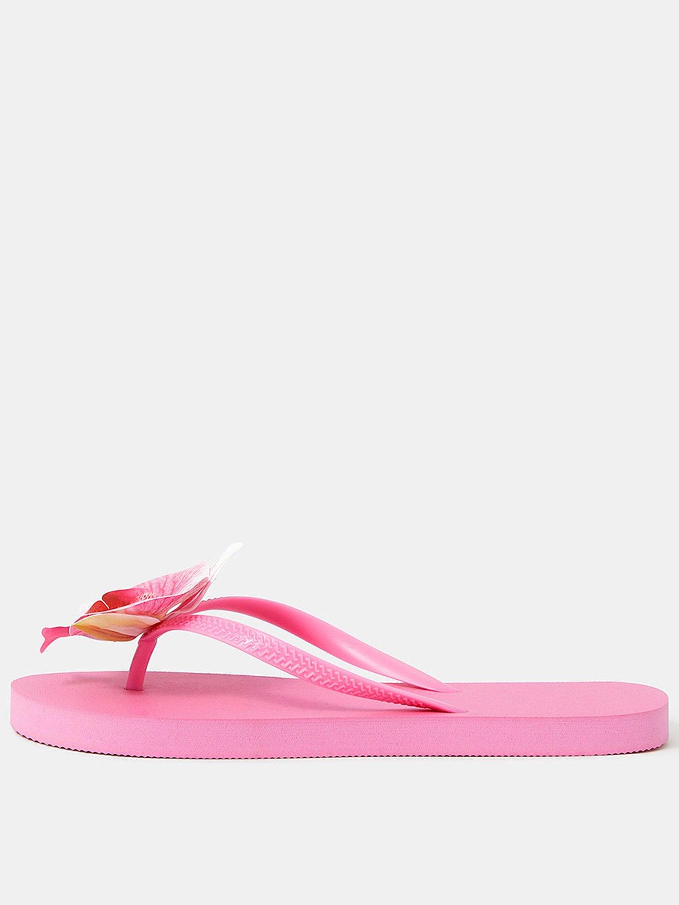 undefined Orchid Flip Flops - Pink