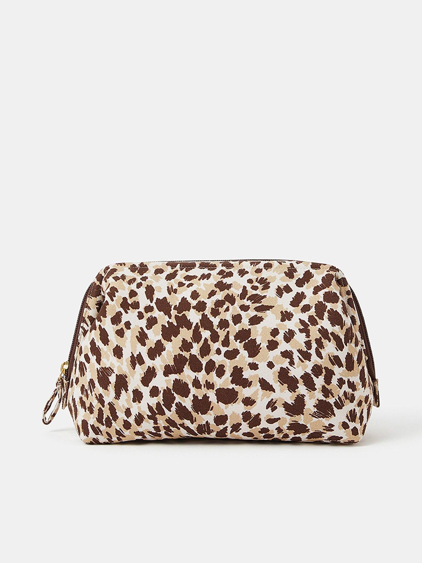 undefined Cheetah Print Make Up Bag - Multi