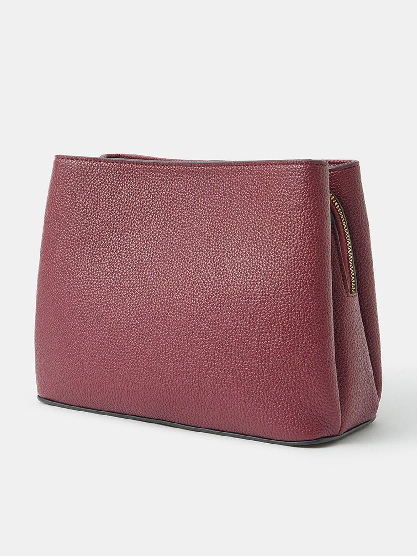 Image 2 of 4 of Accessorize Webbing Strap Crossbody Bag - Red