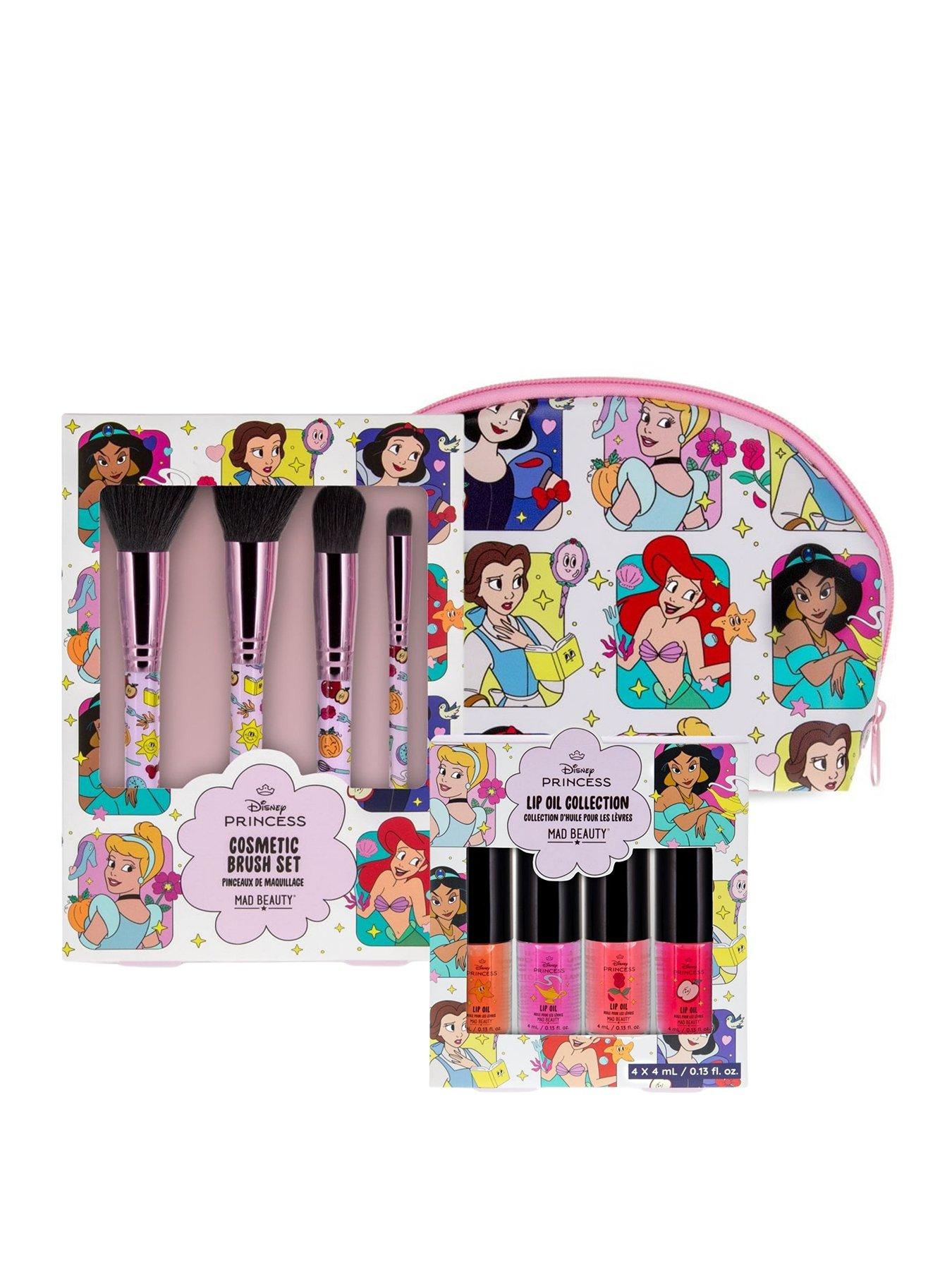 Disney Princess Lip Oils with Cosmetic Pouch Set