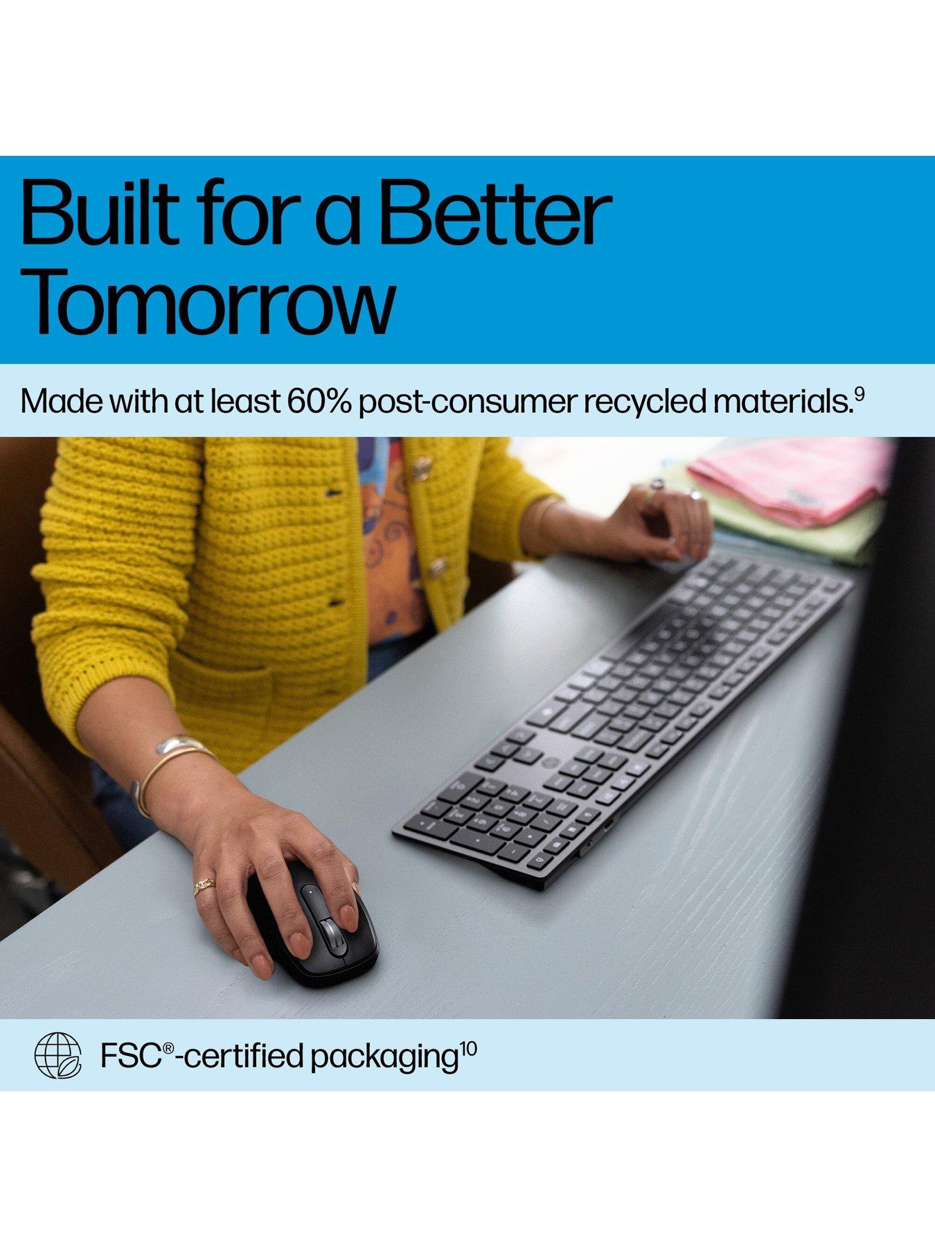 Image 5 of 8 of HP 720 Multi-Device Rechargeable Wireless Keyboard and Mouse Combo