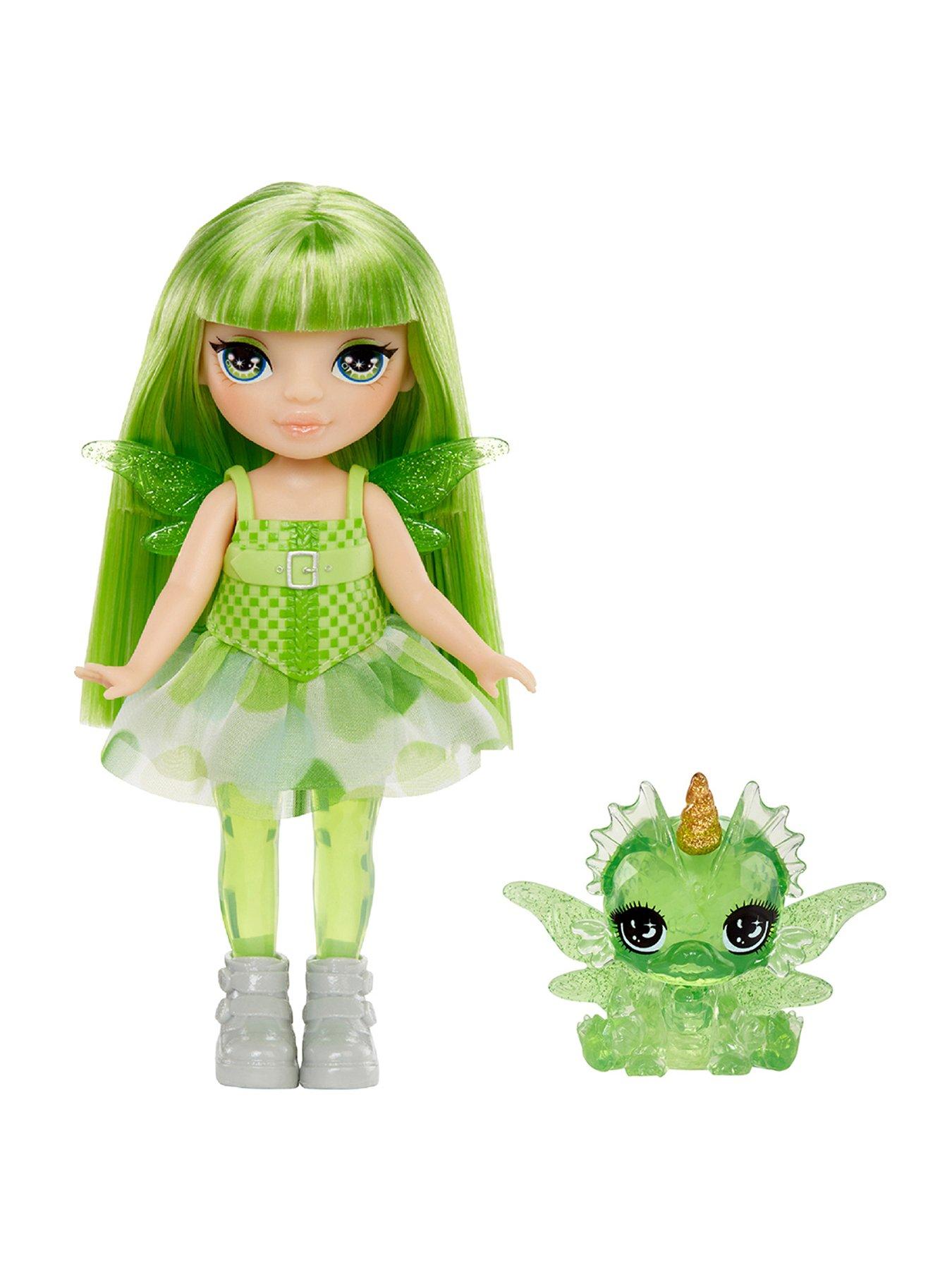 Image 1 of 8 of Rainbow High Littles Fantasy Doll Emerald
