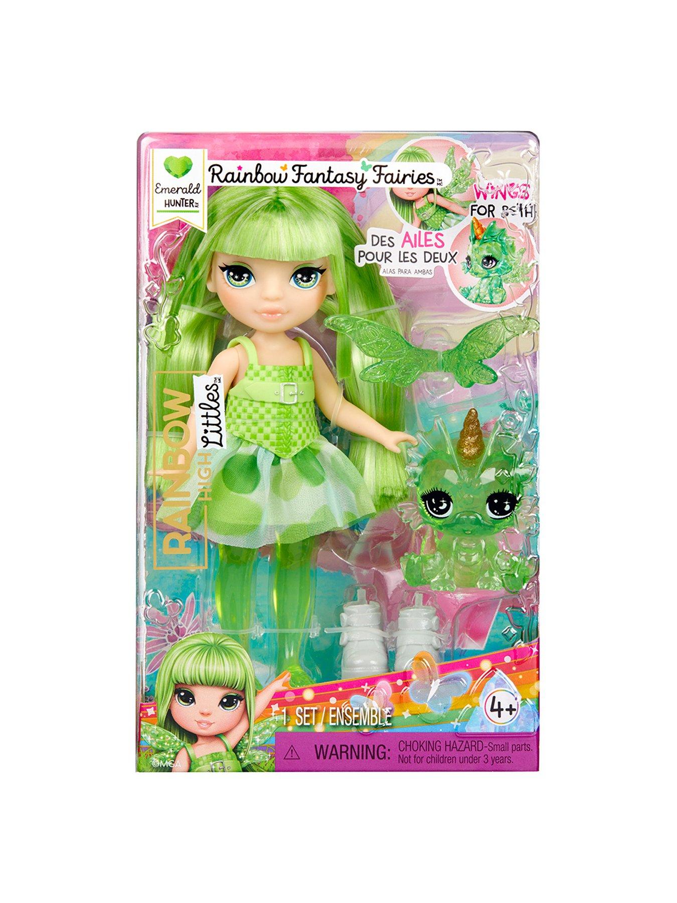 Image 7 of 8 of Rainbow High Littles Fantasy Doll Emerald