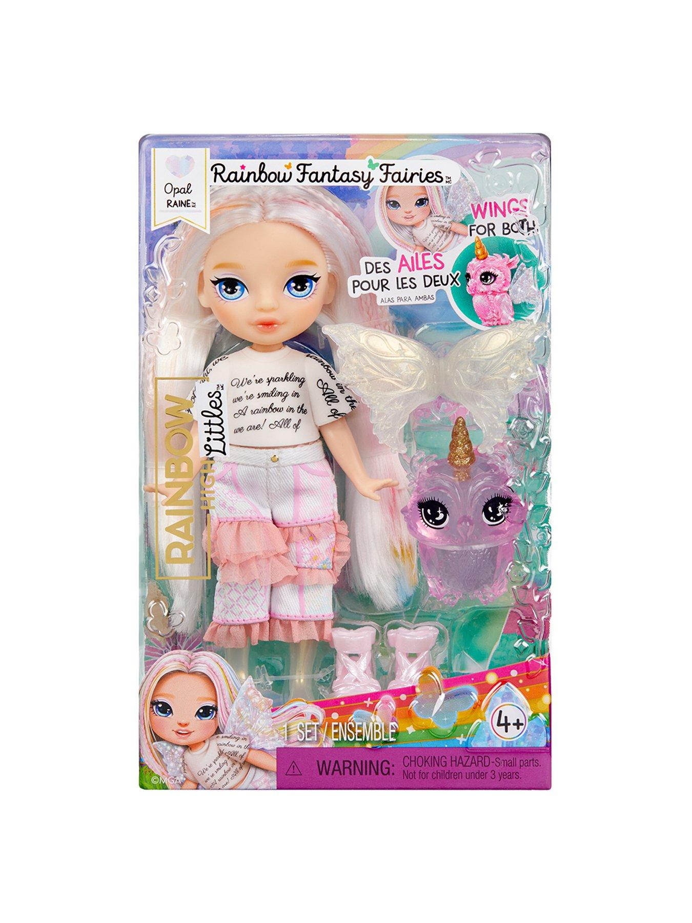 Image 7 of 8 of Rainbow High Littles Rainbow Fantasy Fairies Doll- Opal (Rainbow)