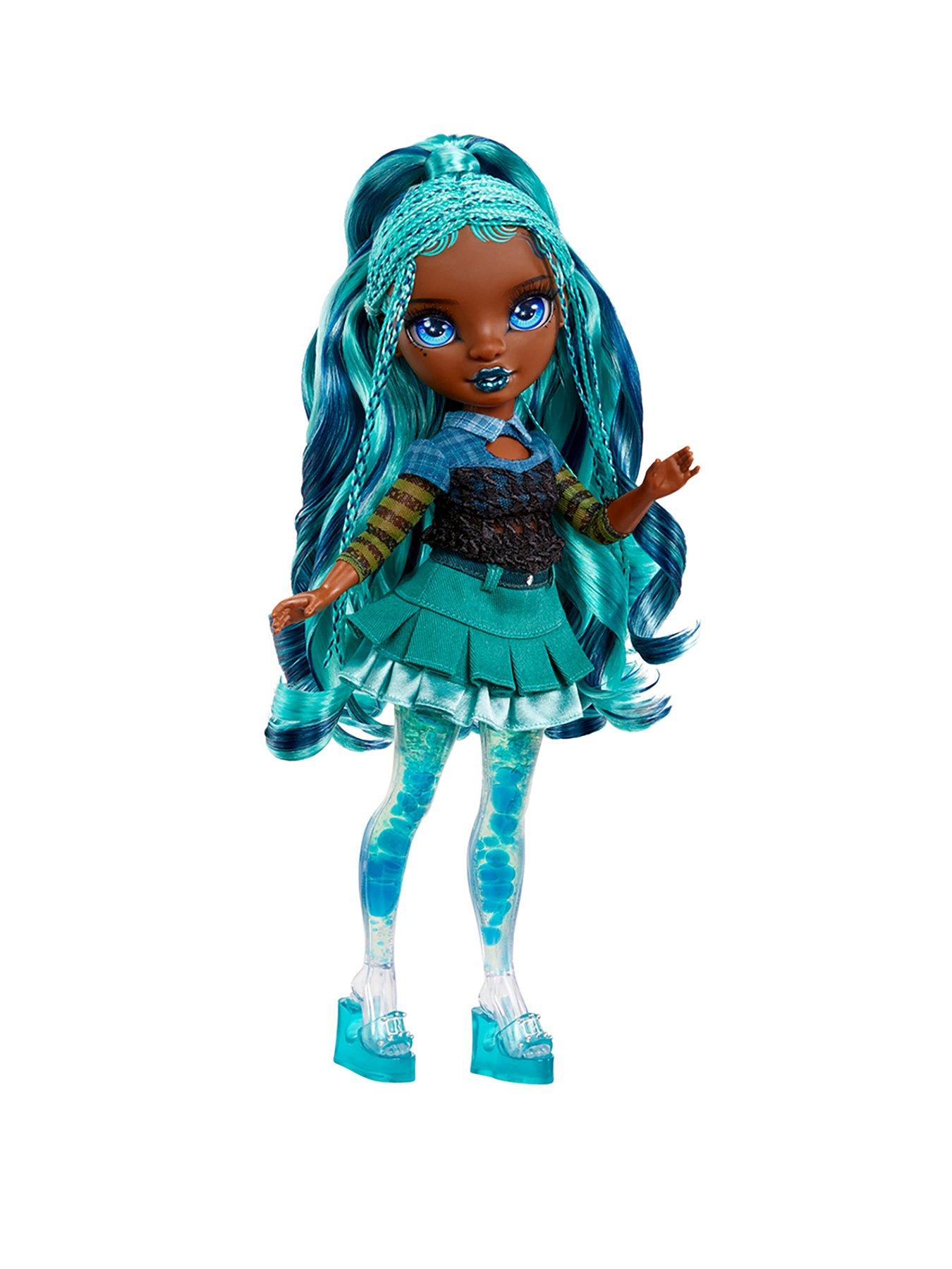 Image 1 of 7 of Rainbow High Sparkle &amp; Shine Doll - Misty&nbsp;Teal