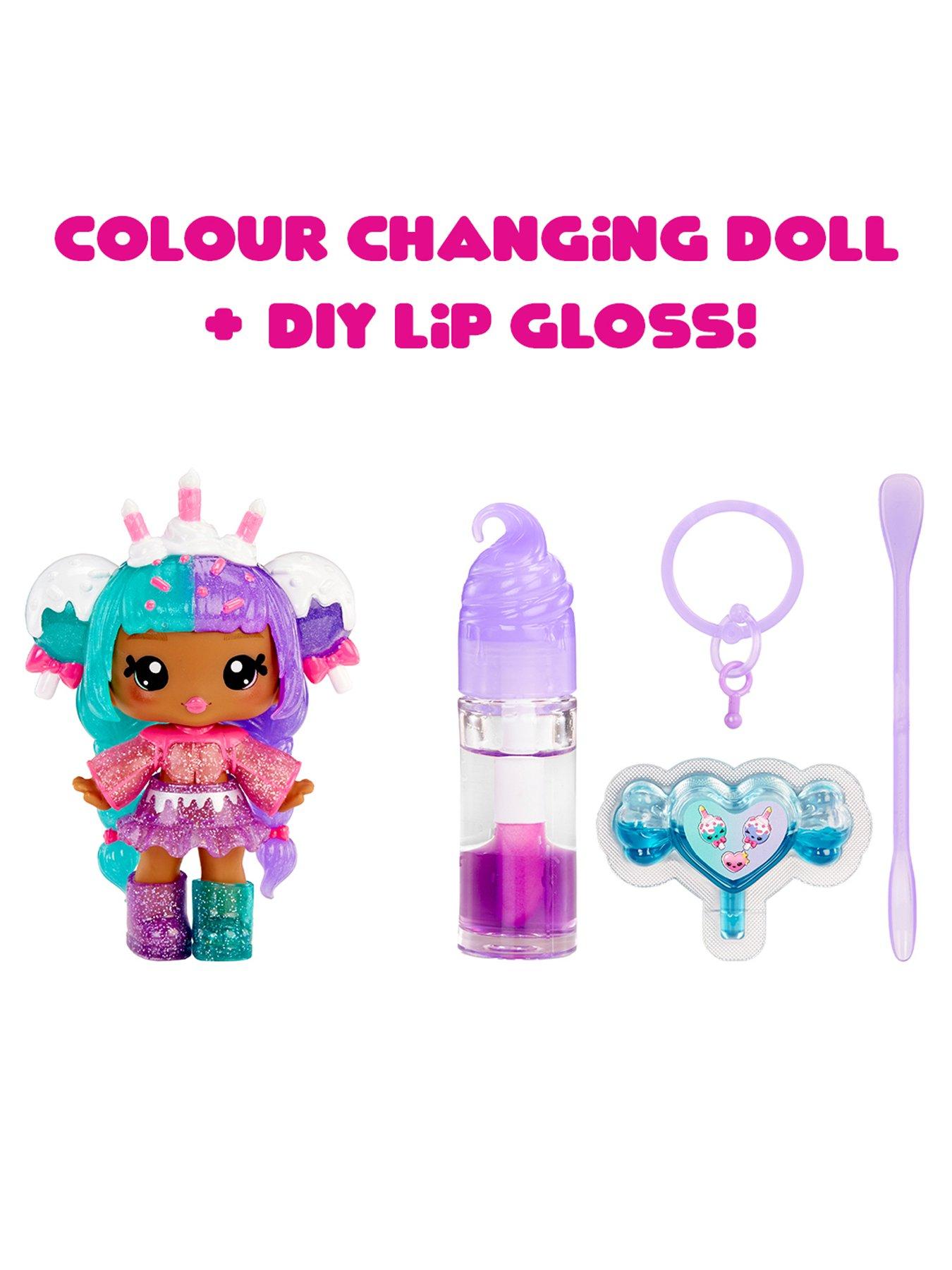 Image 5 of 8 of Yummiland Mystery Color Change Lip Gloss Doll - Carly Cakepop