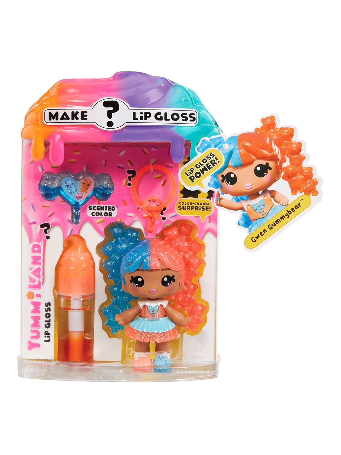 Image 7 of 8 of Yummiland Mystery Color Change Lip Gloss Doll - Gwen Gummybear