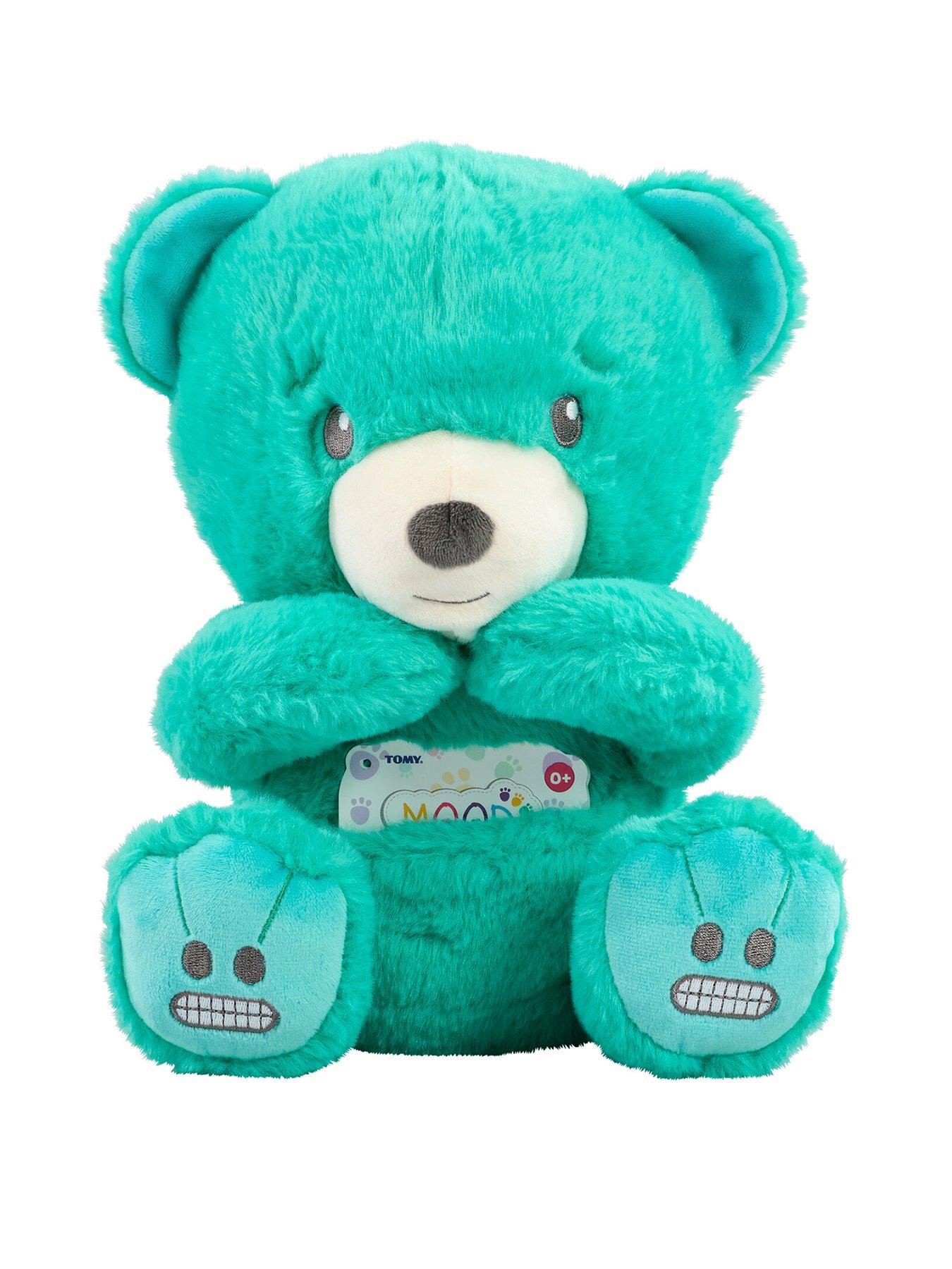 Mood Bears Nervous Large Bear - Calming Teal Plush