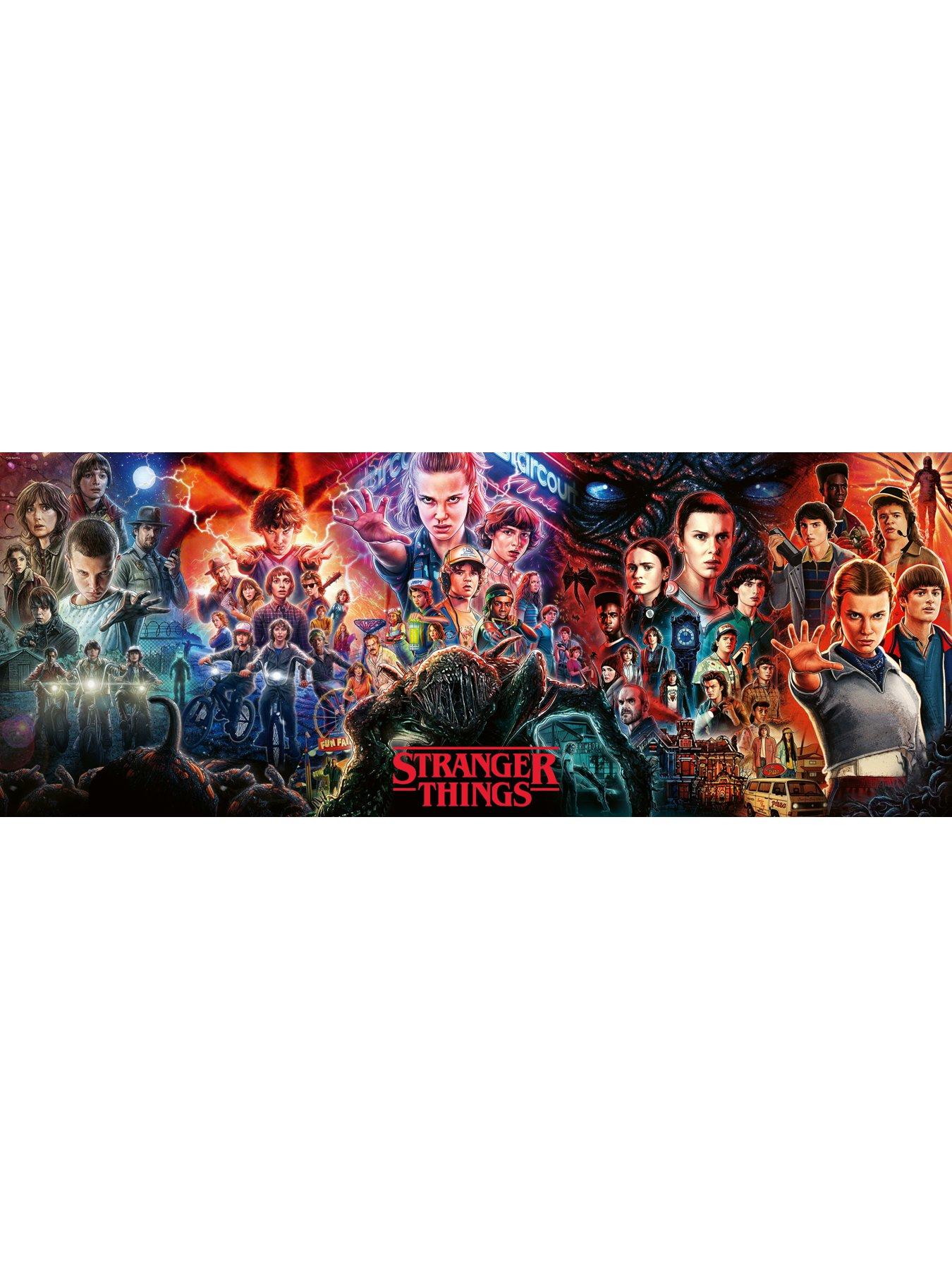 Stranger Things 1000-Piece Panoramic Wide Jigsaw Puzzle | Very