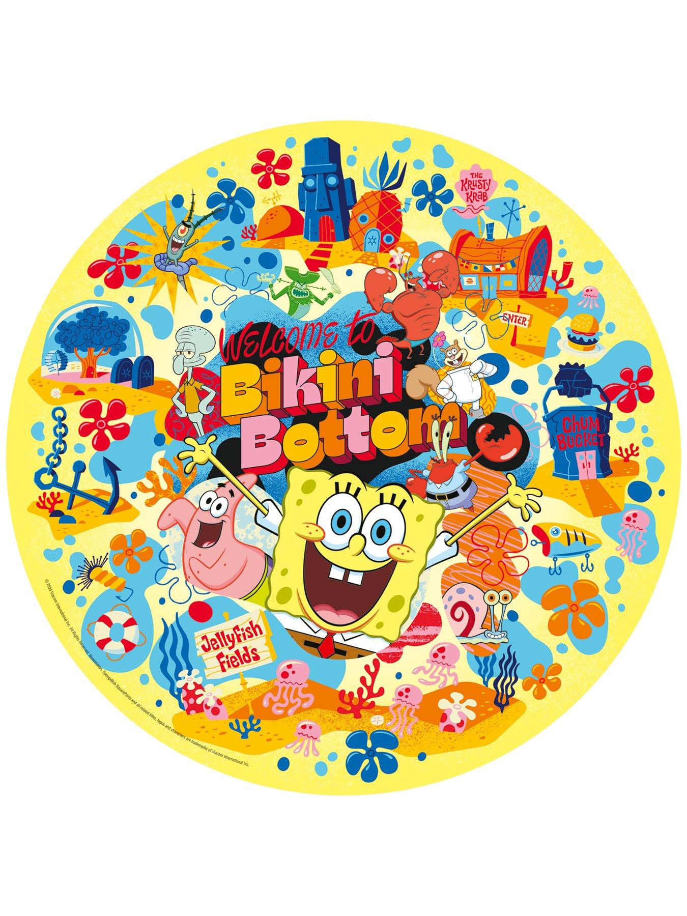 Image 2 of 5 of Spongebob Squarepants Spongebob Circular 500-Piece Jigsaw Puzzle