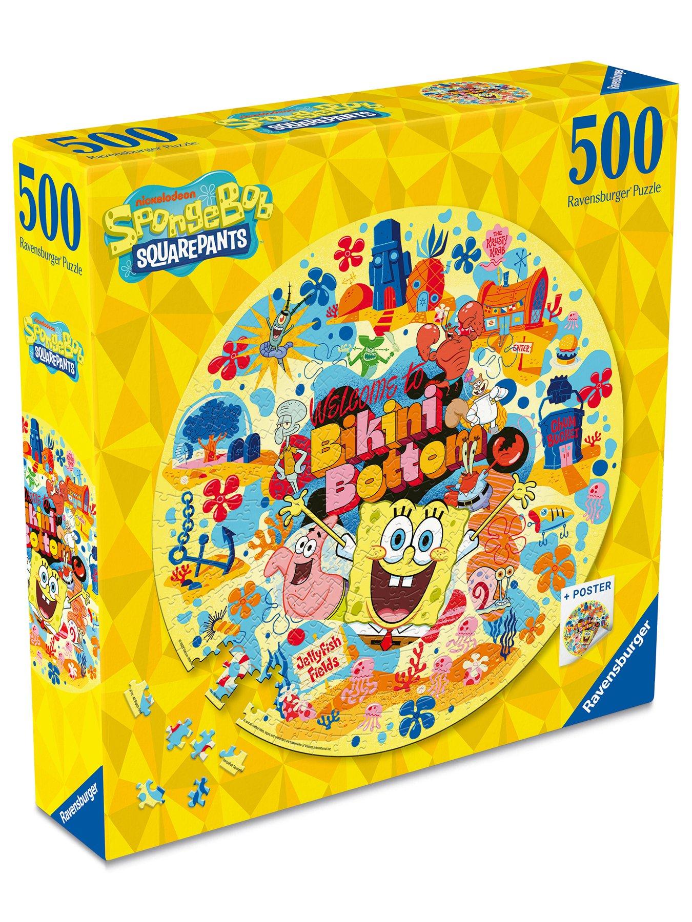 Image 3 of 5 of Spongebob Squarepants Spongebob Circular 500-Piece Jigsaw Puzzle